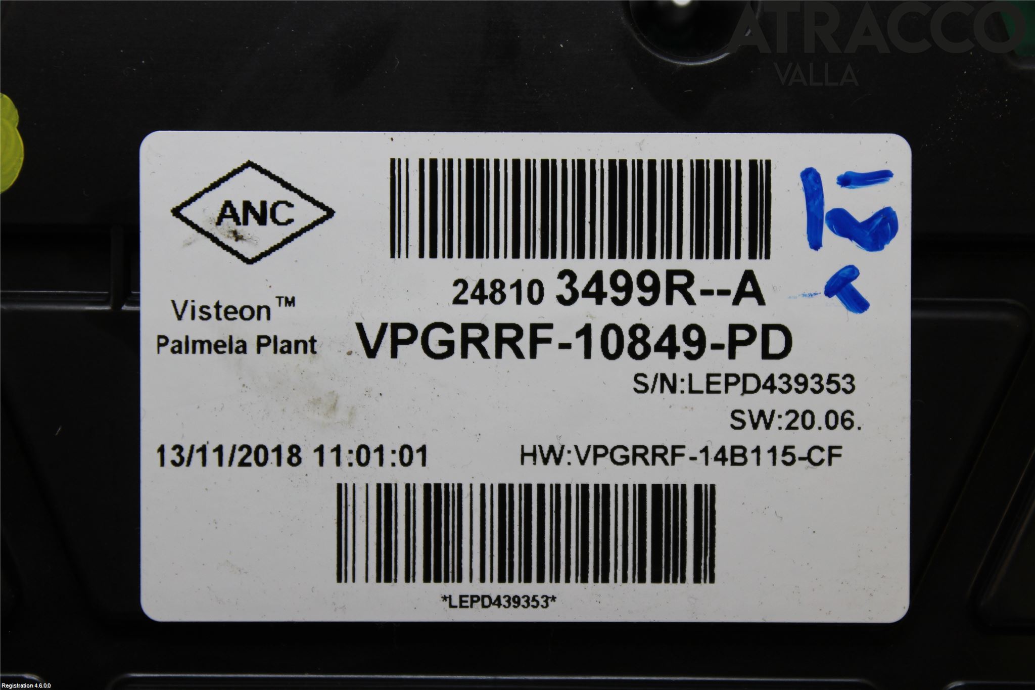 Renault CAPTUR 20-24 Instr Kombinert