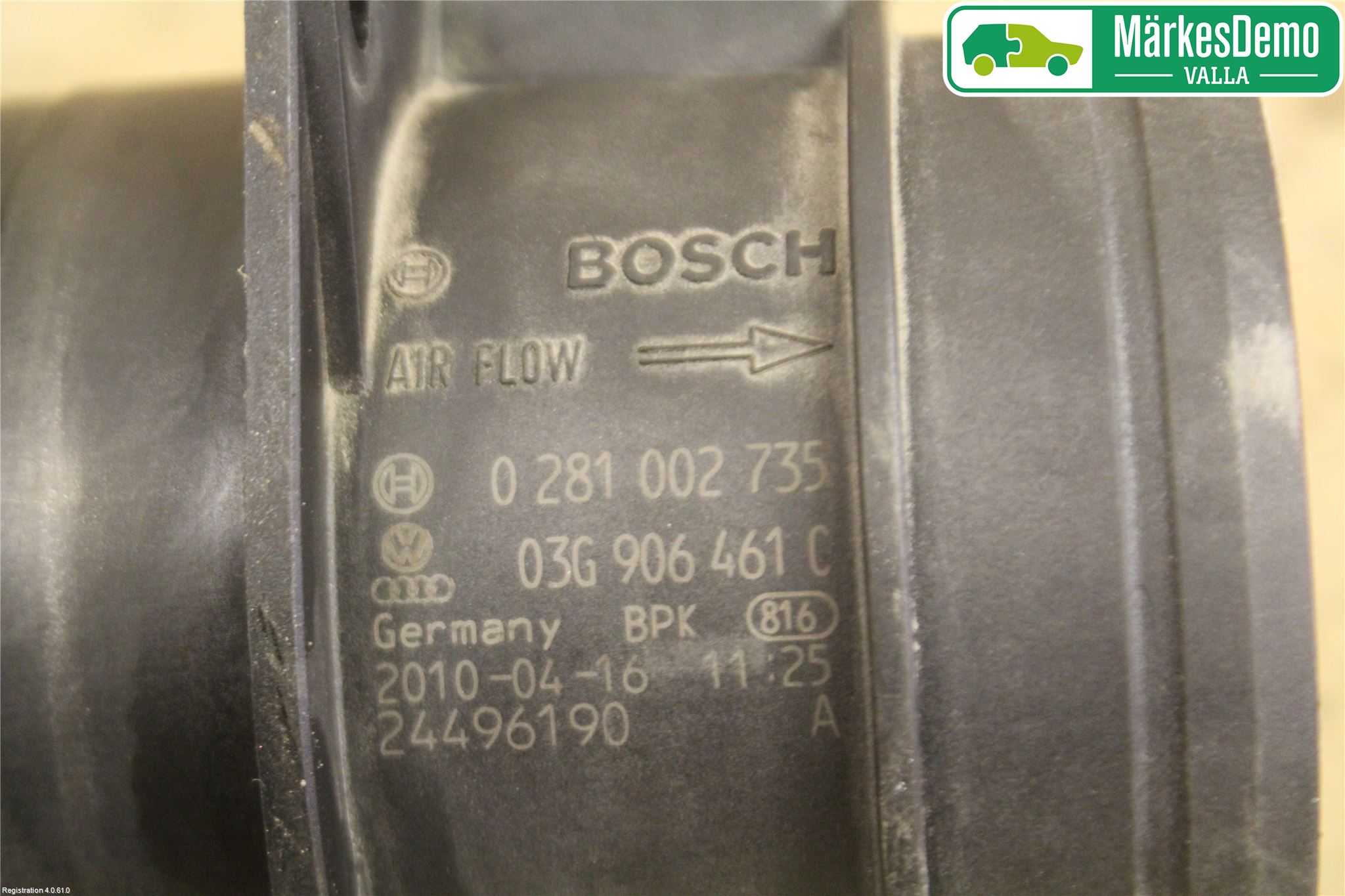 Volkswagen VW PASSAT 05-11 Inns Luftmassemåler