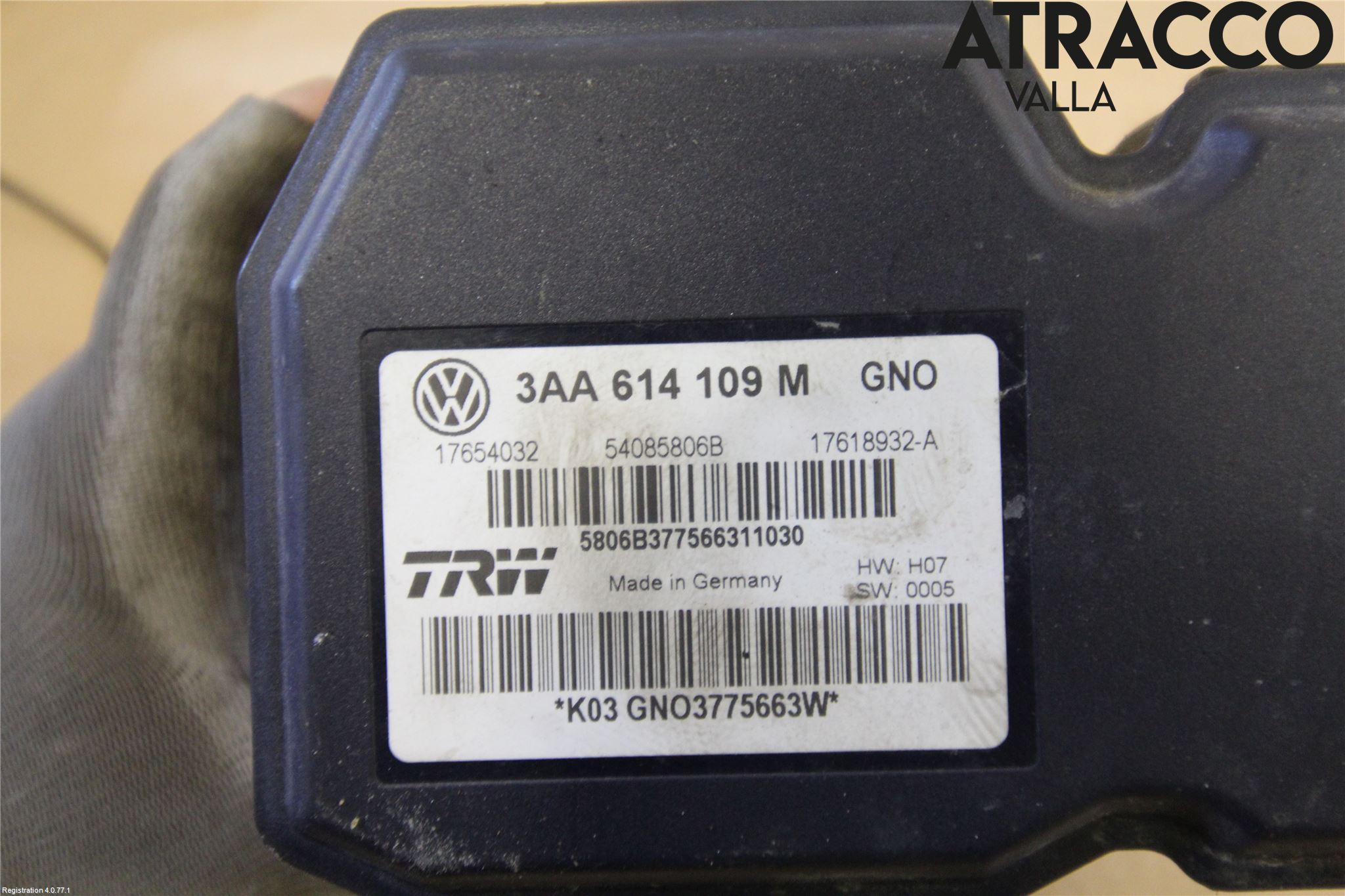 Volkswagen VW PASSAT 11-14 Abs Hydraulikkaggregat