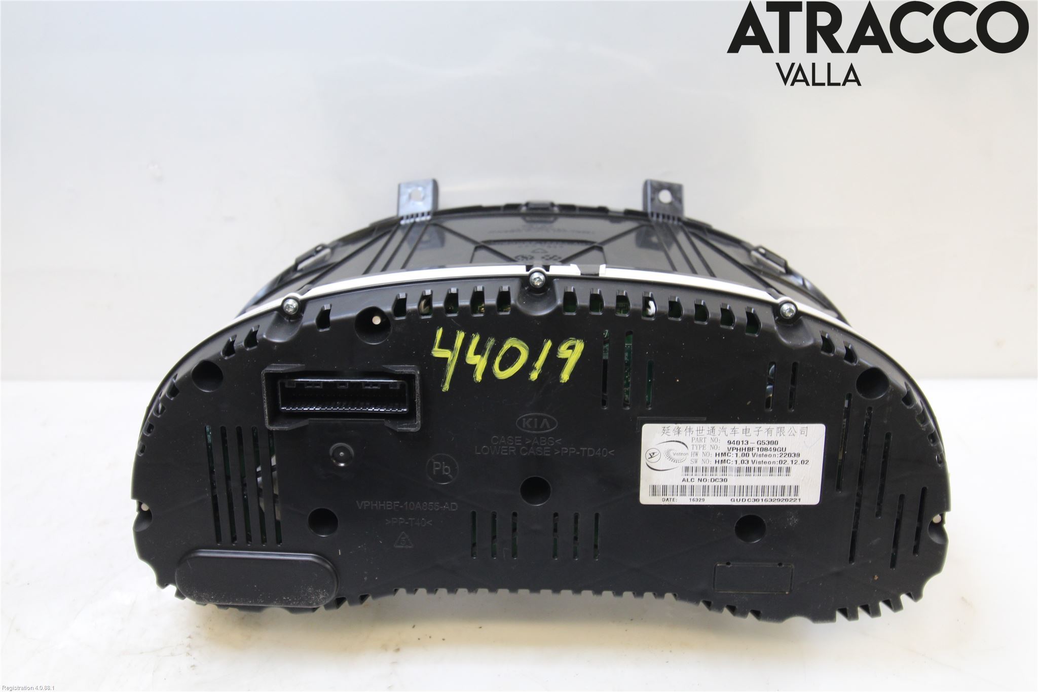 Kia NIRO (DE) 17-22 Instr Kombinert