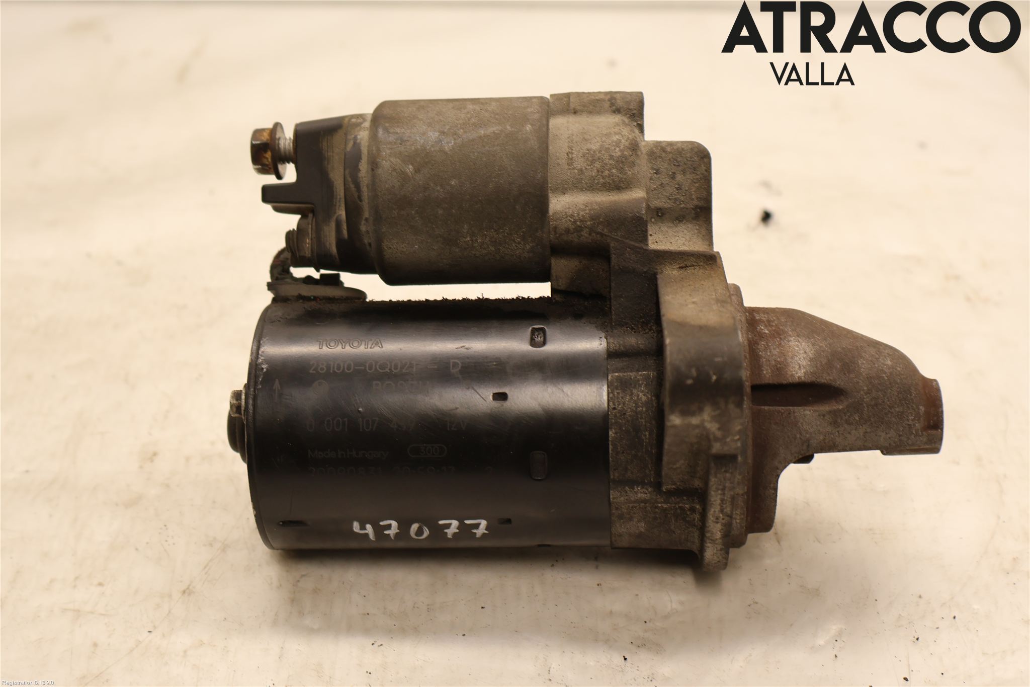 Peugeot 107 Startmotor