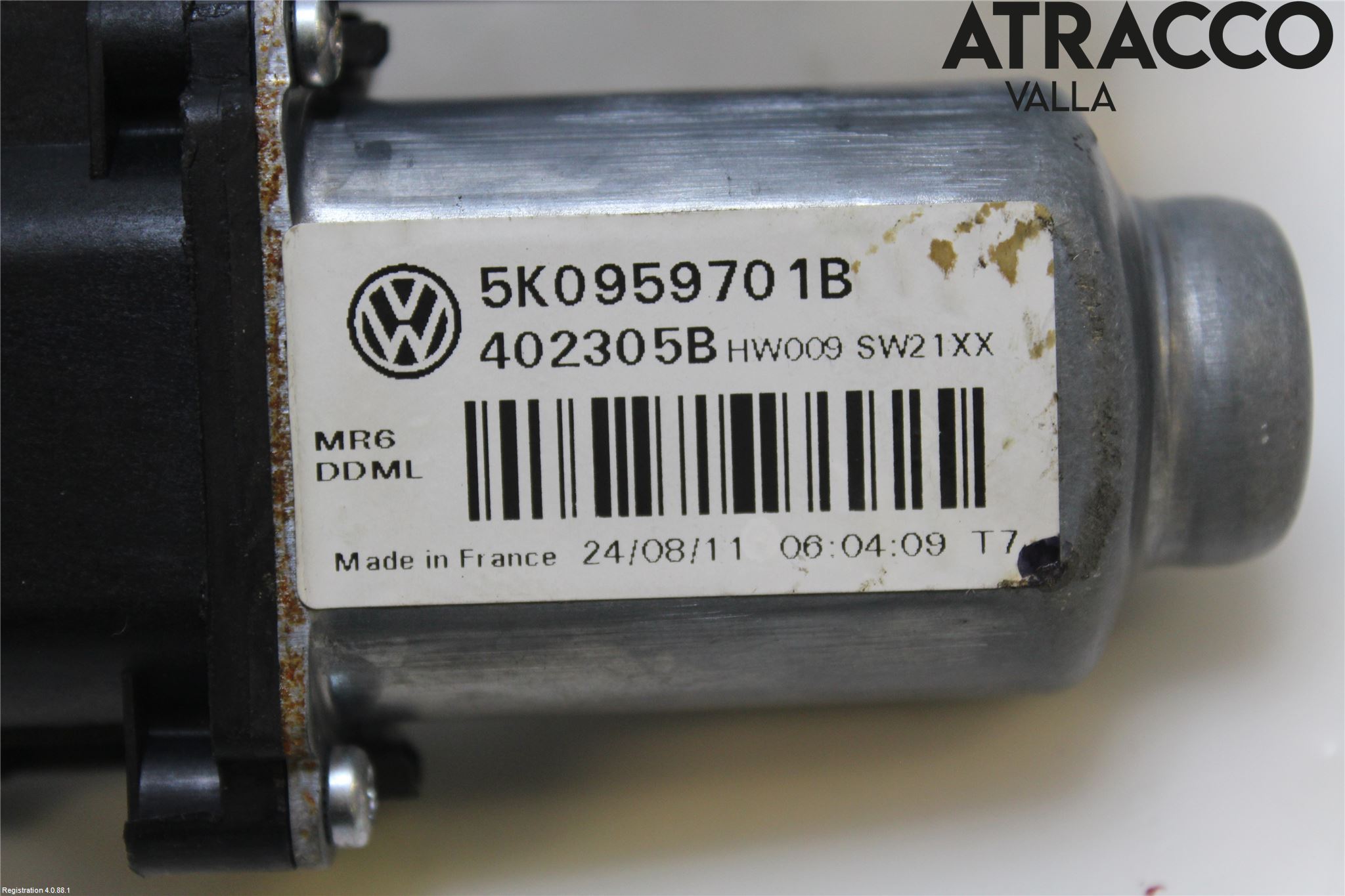 Volkswagen VW GOLF VI 09-13 Vindusheismotor