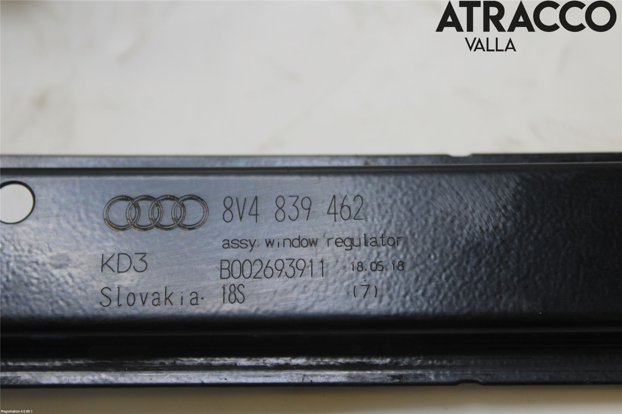 Audi A3/S3 8V 13-20 Vindusheis El Komp