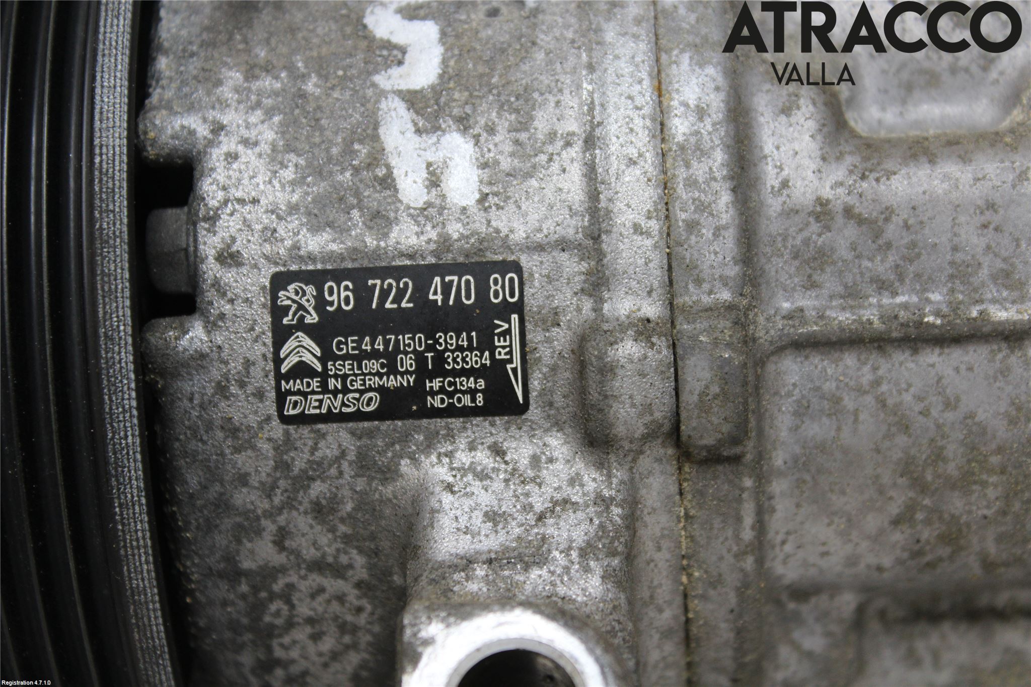 Citroen C3 10-17 Varme Ac Kompressor