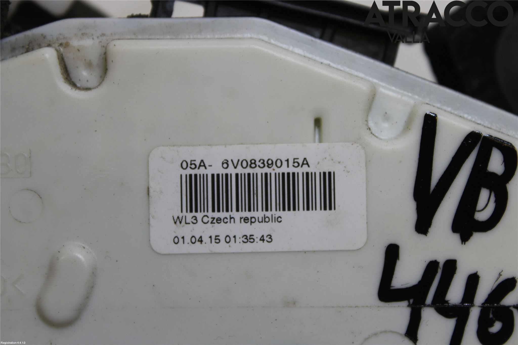 Skoda FABIA 15-21 Dørlås - Låsekasse