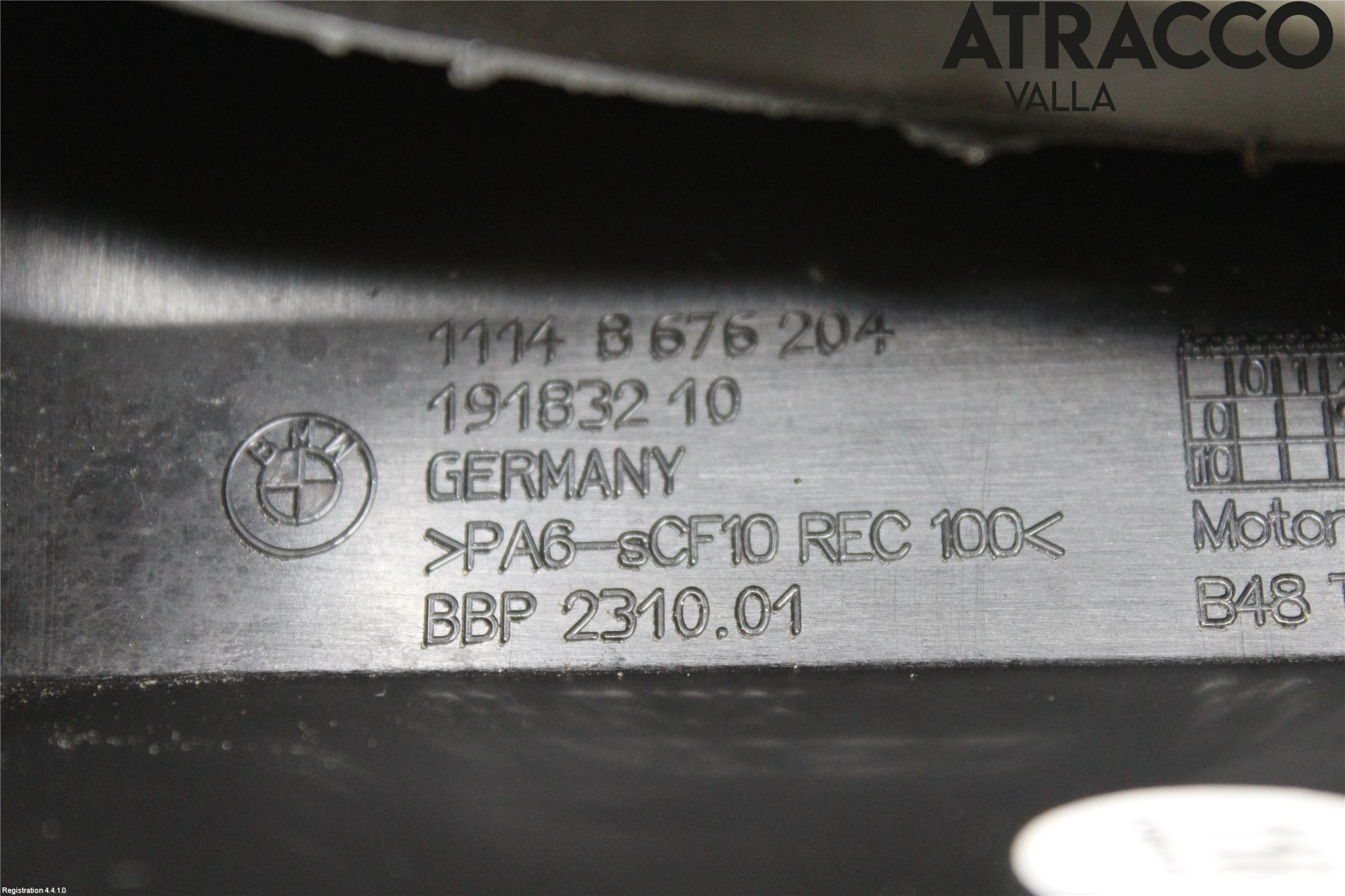 BMW 3 G20/G21/G80/G81 19- Motor Deksel Over Motor