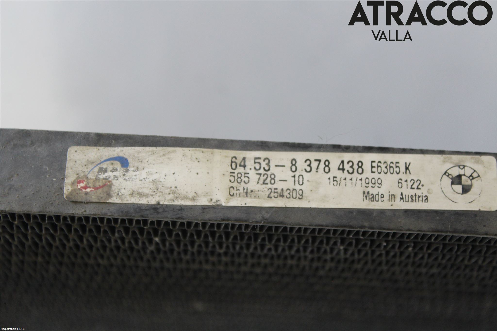 BMW 5 E39 95-04 Varme Ac Kondenser-Kjøler