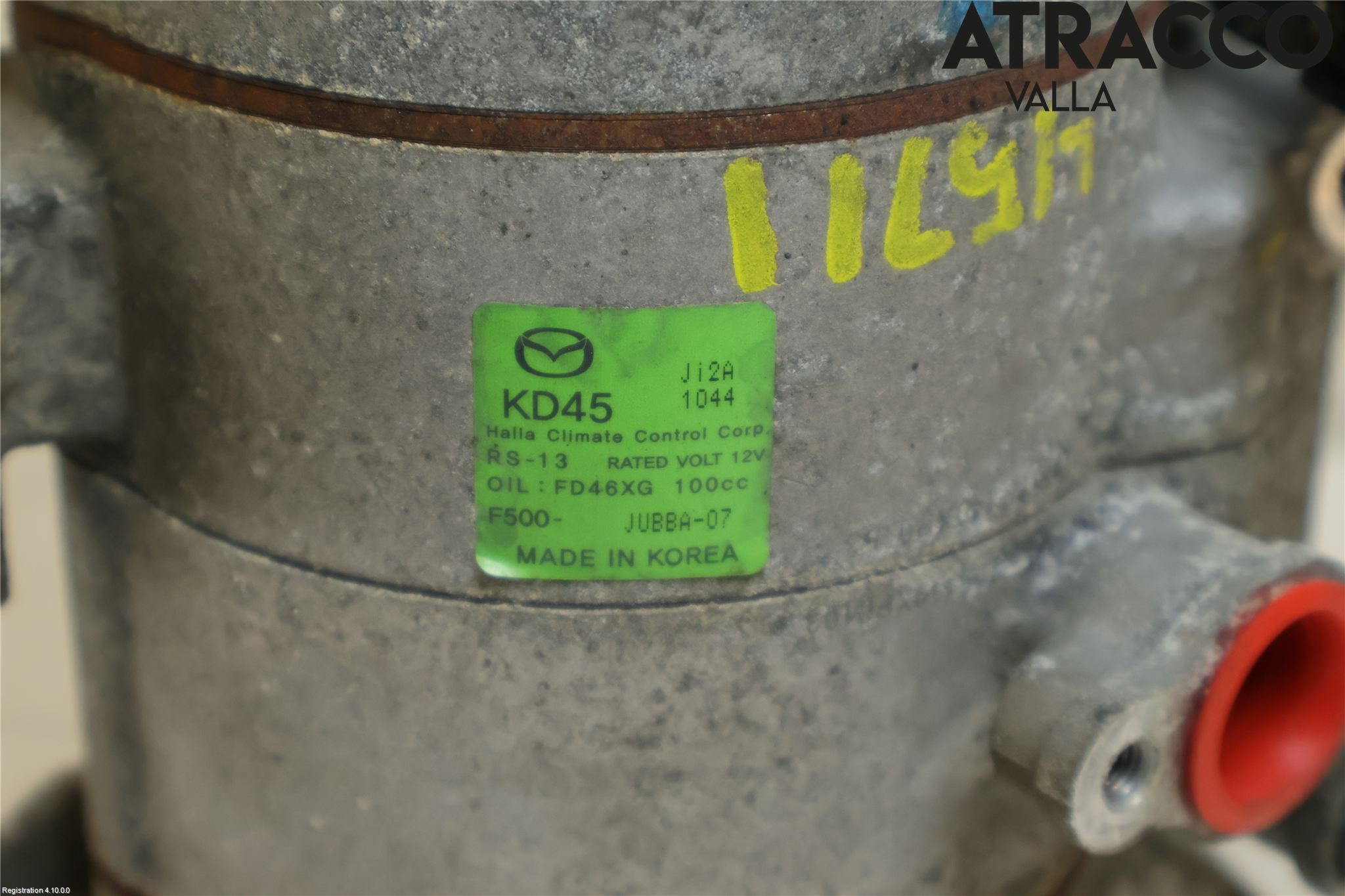 Mazda 3 III 14-19 Varme Ac Kompressor