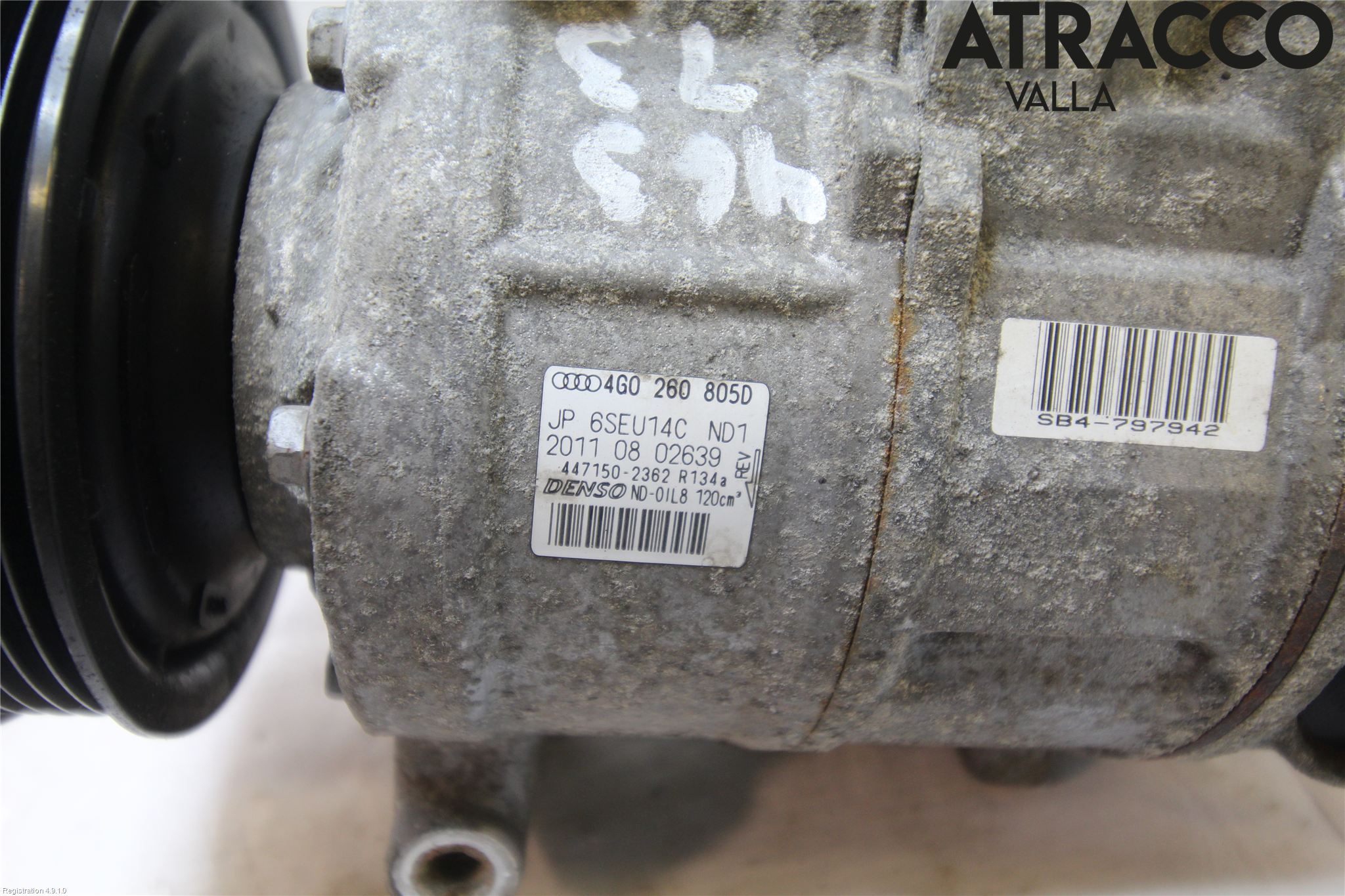Audi A6/S6 4G 11-18 Varme Ac Kompressor