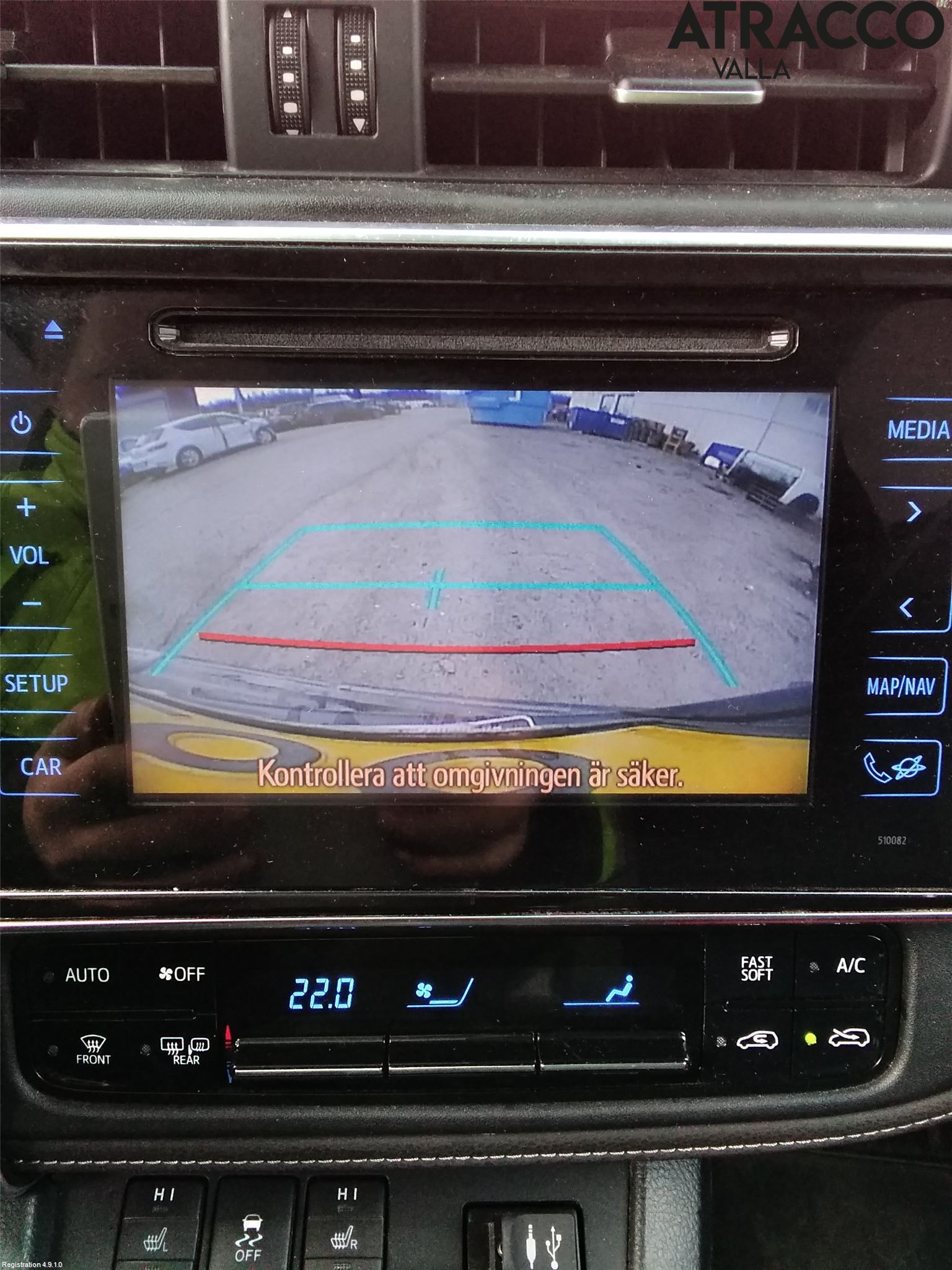Toyota AURIS 13-19 Varme Ac Betjening-Display