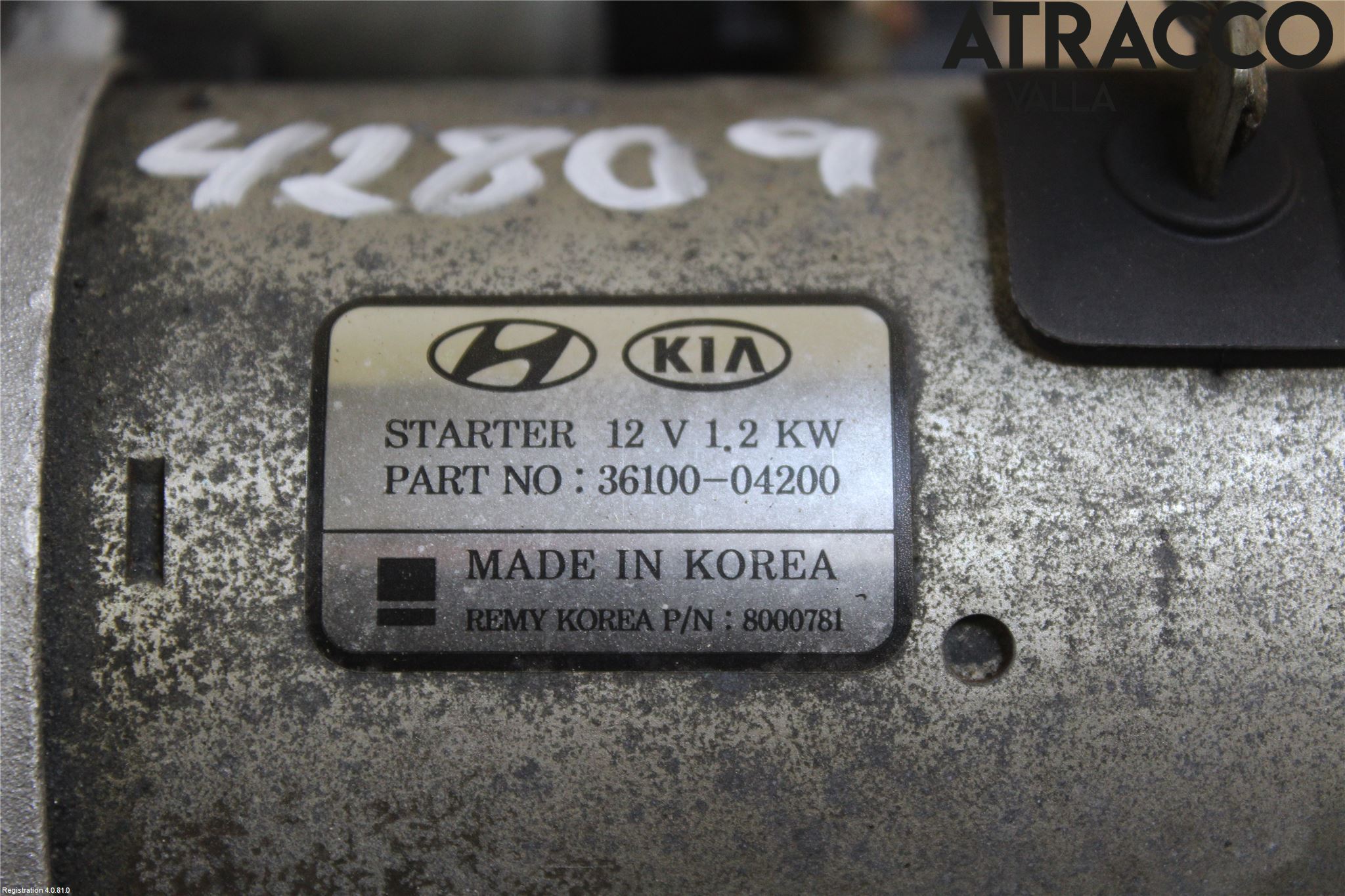 Kia STONIC 18->> Startmotor
