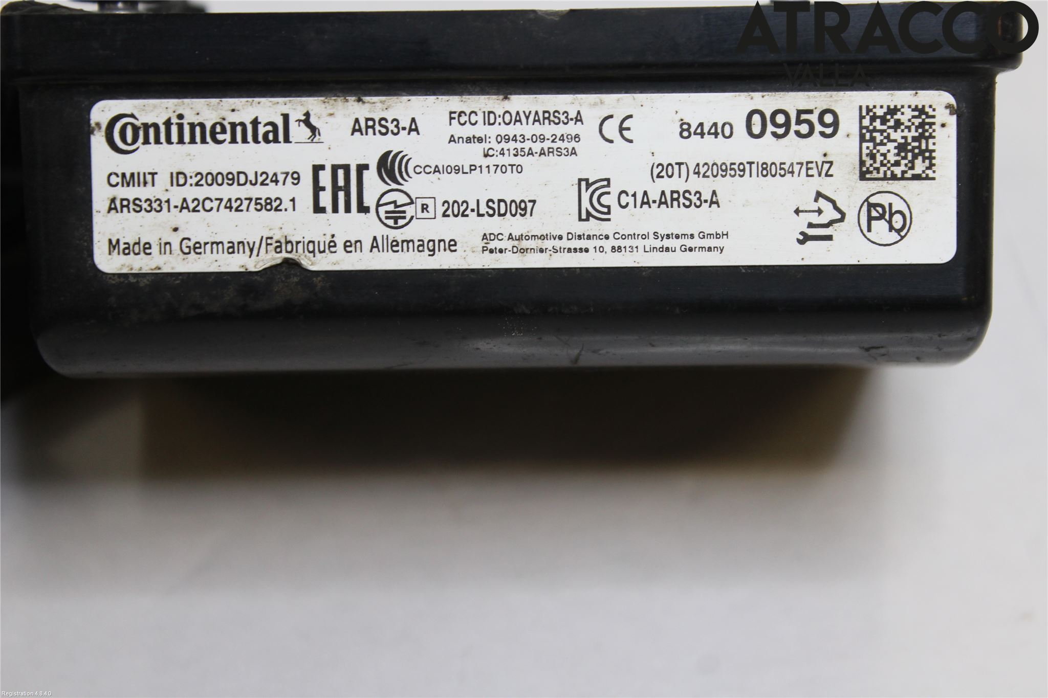Opel ASTRA K 16-22 Sensor Kollisjonsbeskyttelse