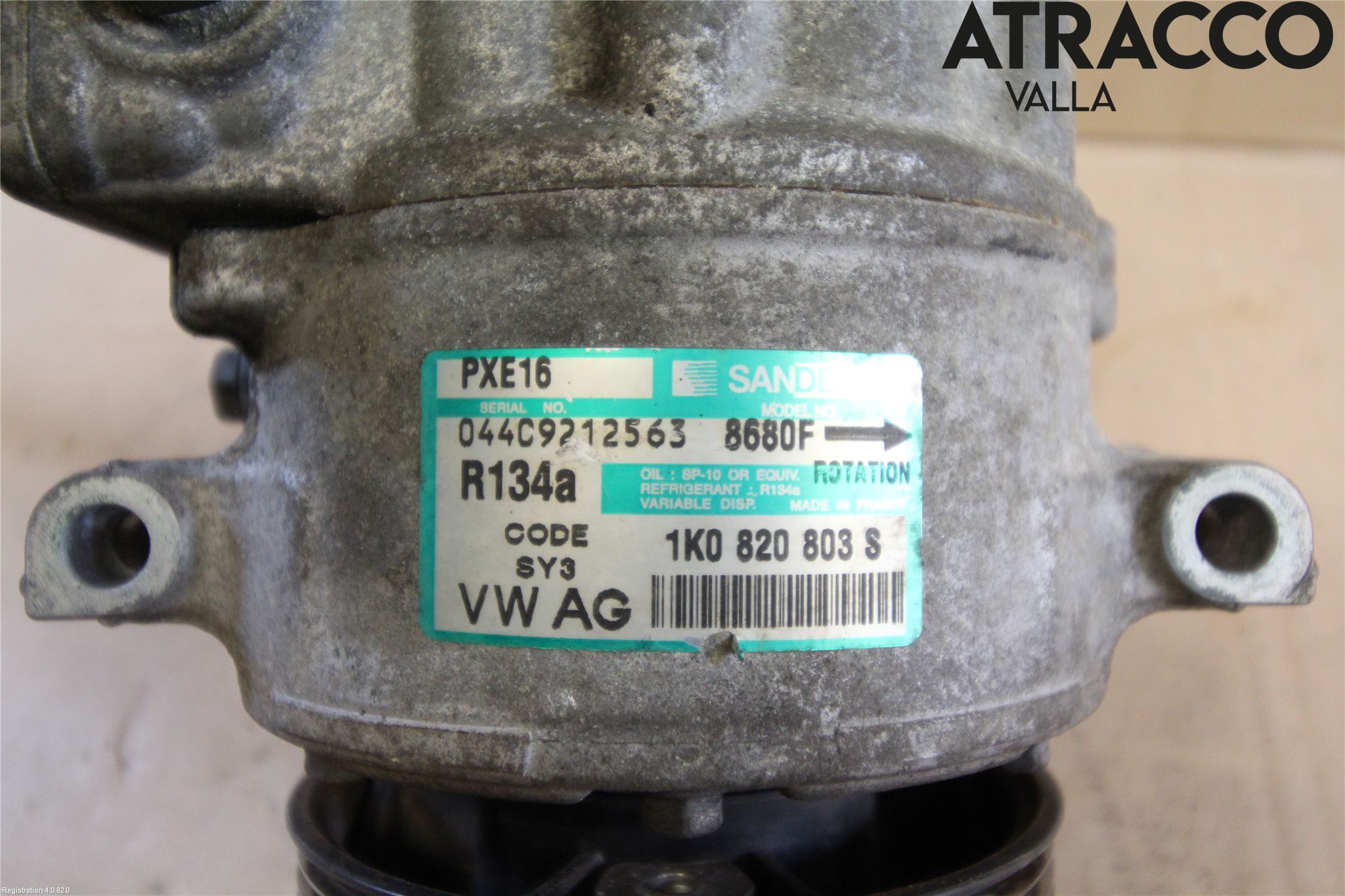 Volkswagen VW GOLF V 04-09 Varme Ac Kompressor