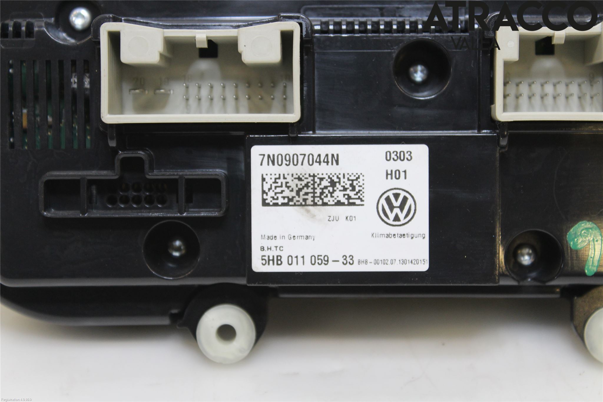 Volkswagen VW SHARAN 11- Varme Ac Betjening-Display