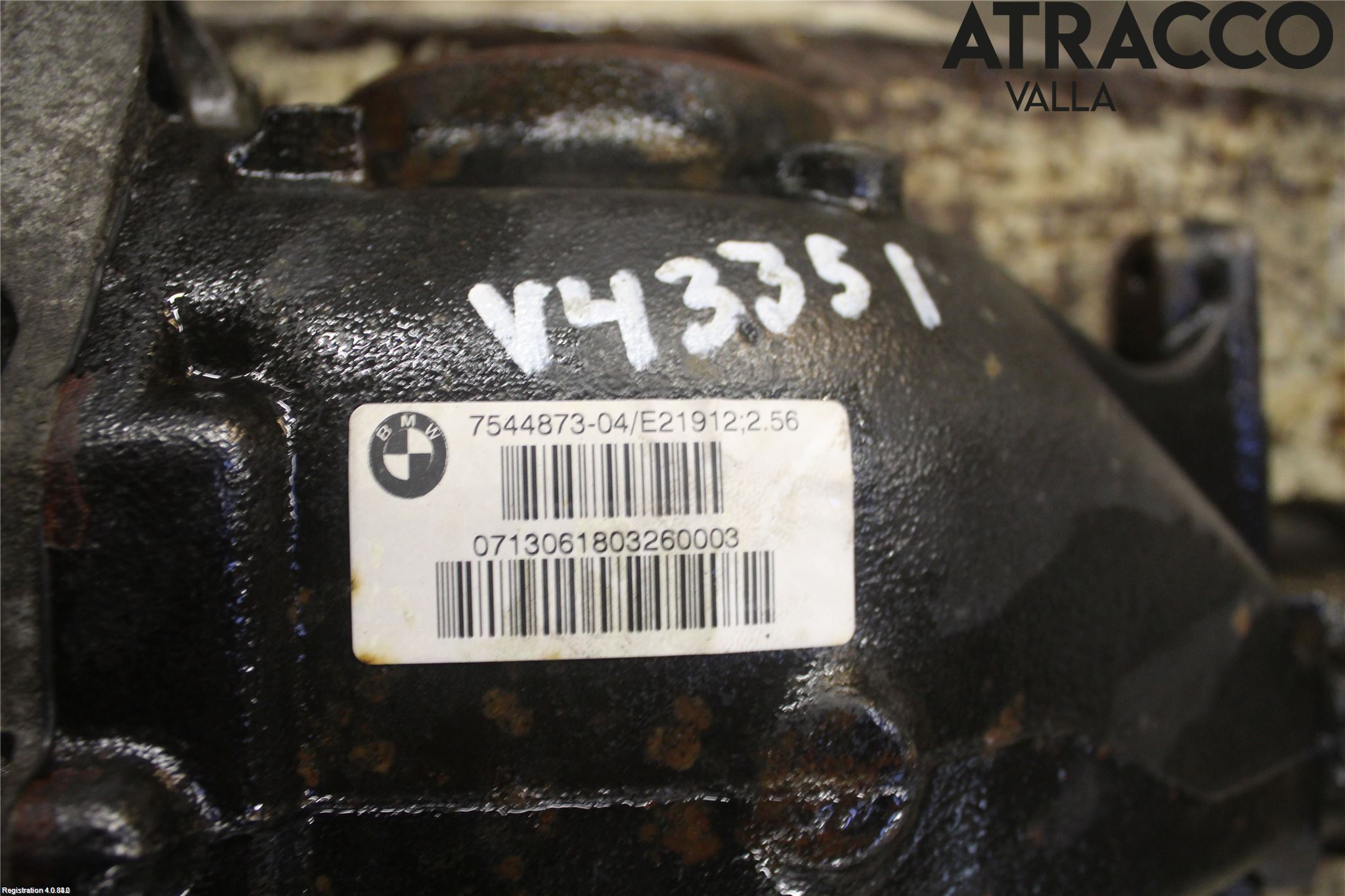 BMW 3 F30/F31/F80 12-19 Bakaksel Kardang Bak -Diff