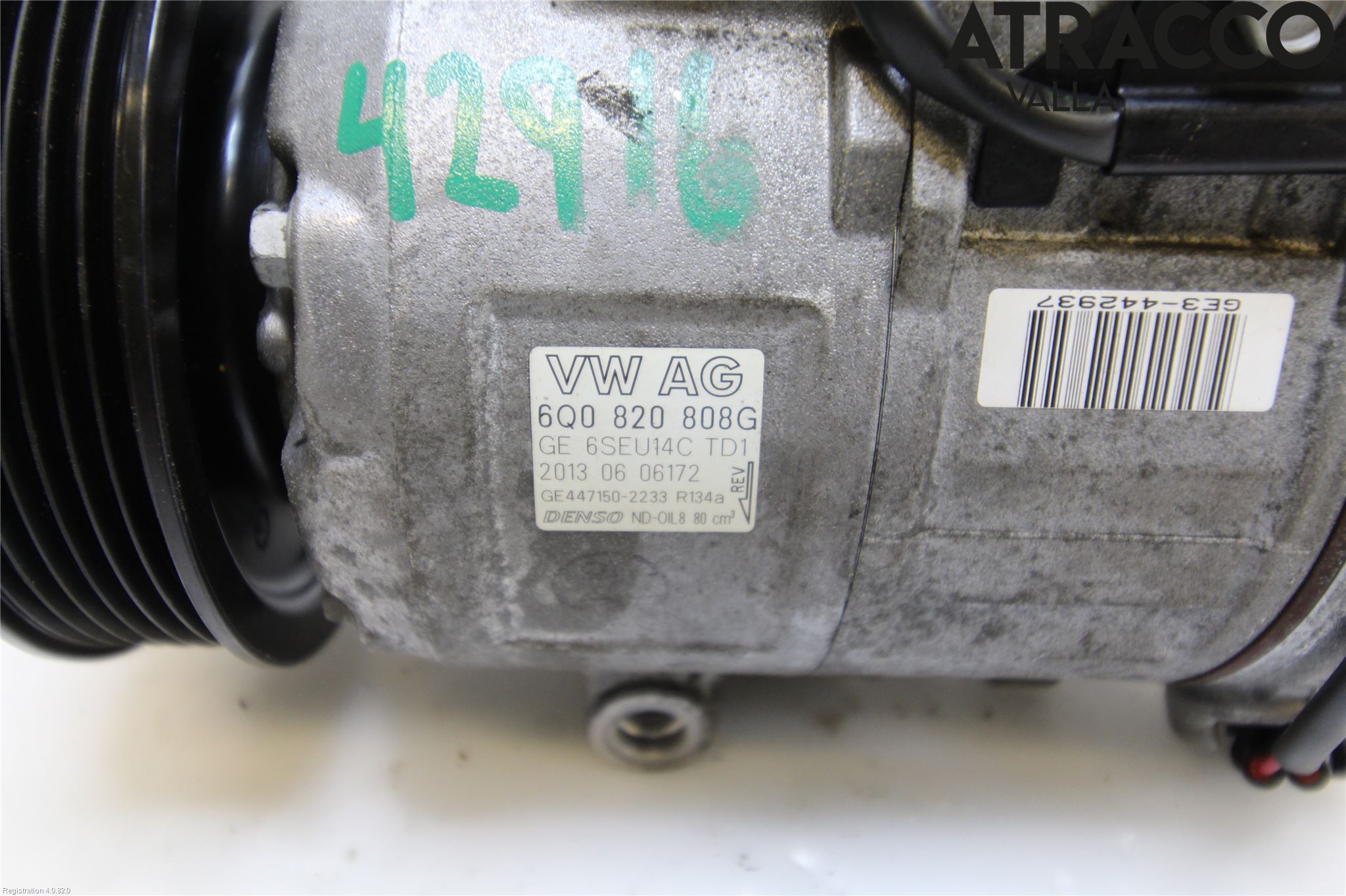 Skoda FABIA 99-07 Varme Ac Kompressor