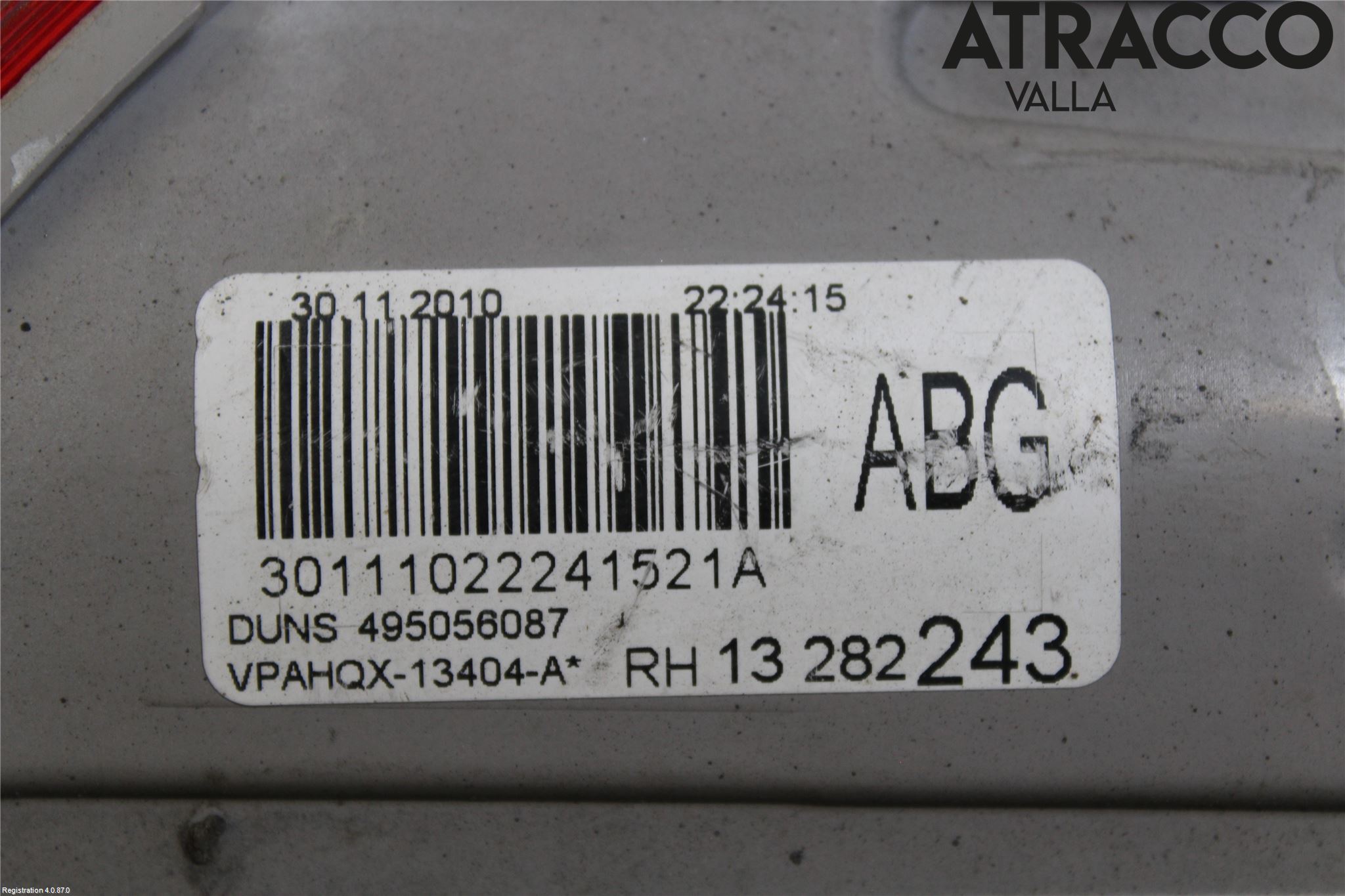 Opel ASTRA J 10-15 Baklykt Høyre