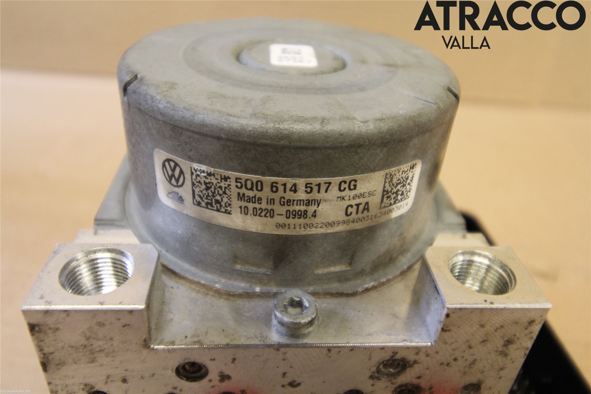 Volkswagen VW GOLF / E-GOLF VII 13-20 Abs Hydraulikkaggregat