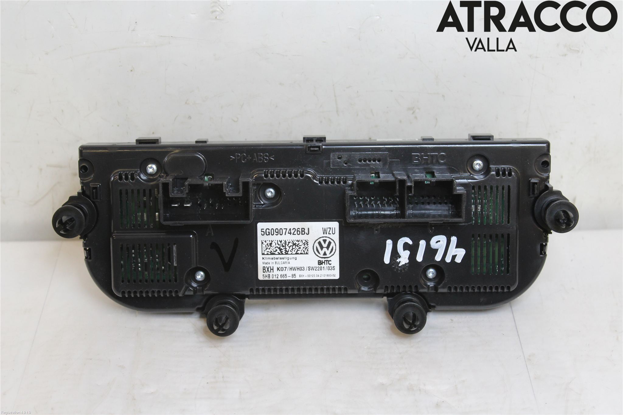 Volkswagen VW T-ROC 18- Varme Ac Betjening-Display