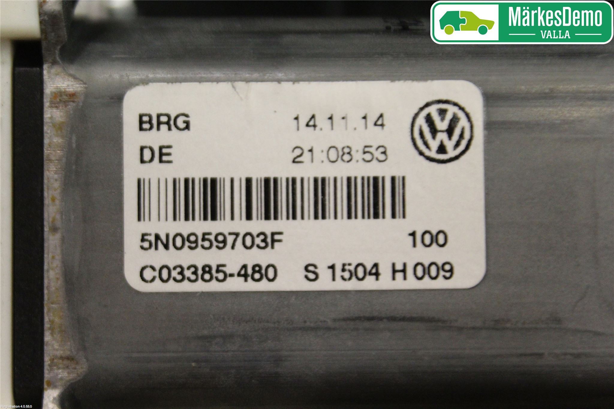 Volkswagen VW TIGUAN 07-16 Vindusheis El Komp