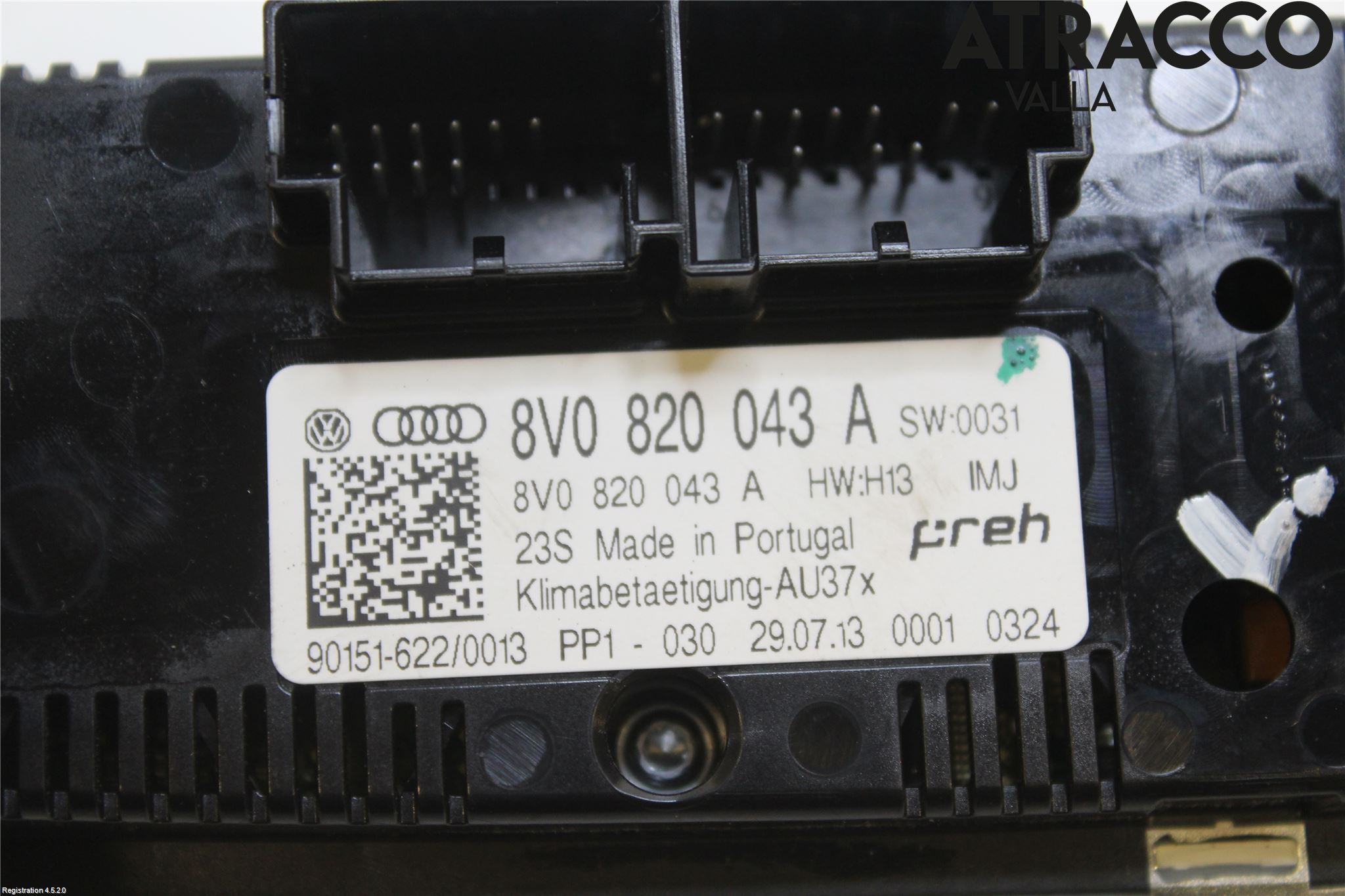 Audi A3/S3 05-13 Varme Ac Betjening-Display