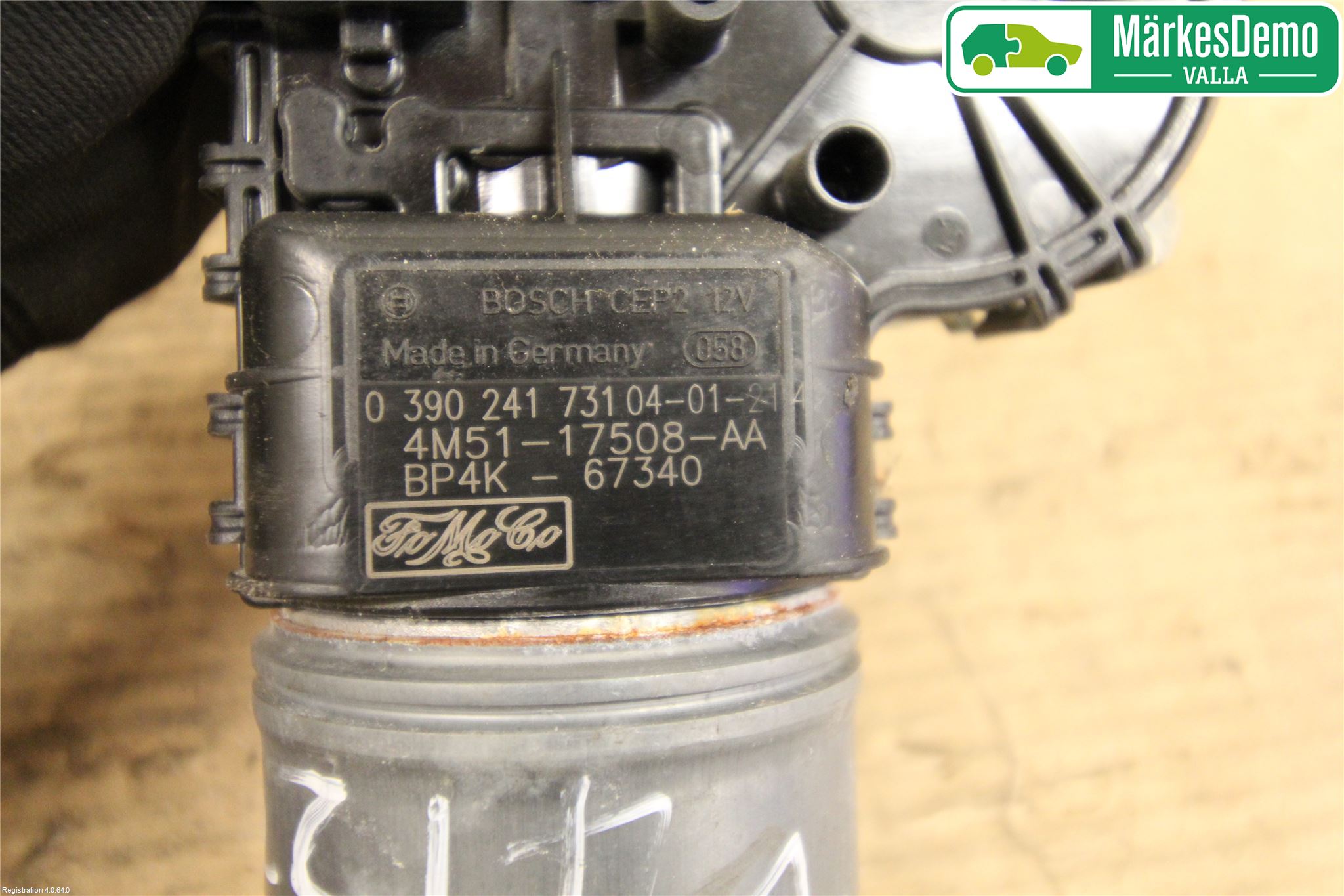 Mazda 3 I 03-06 Viskermotor Frontrute
