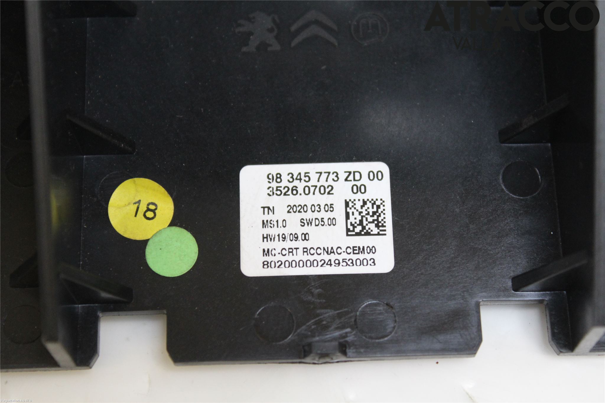 Citroen BERLINGO/E-BERLINGO 19- Stereo Radio Med Cd