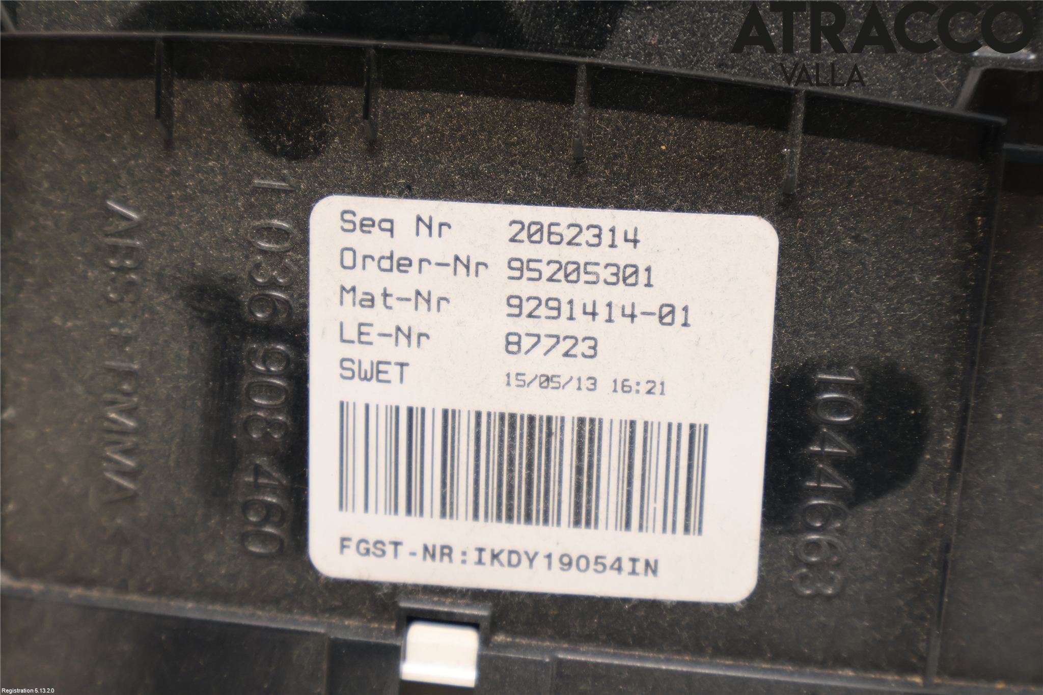 BMW 5 F10/F11/F18 09-17 Instr Kombinert