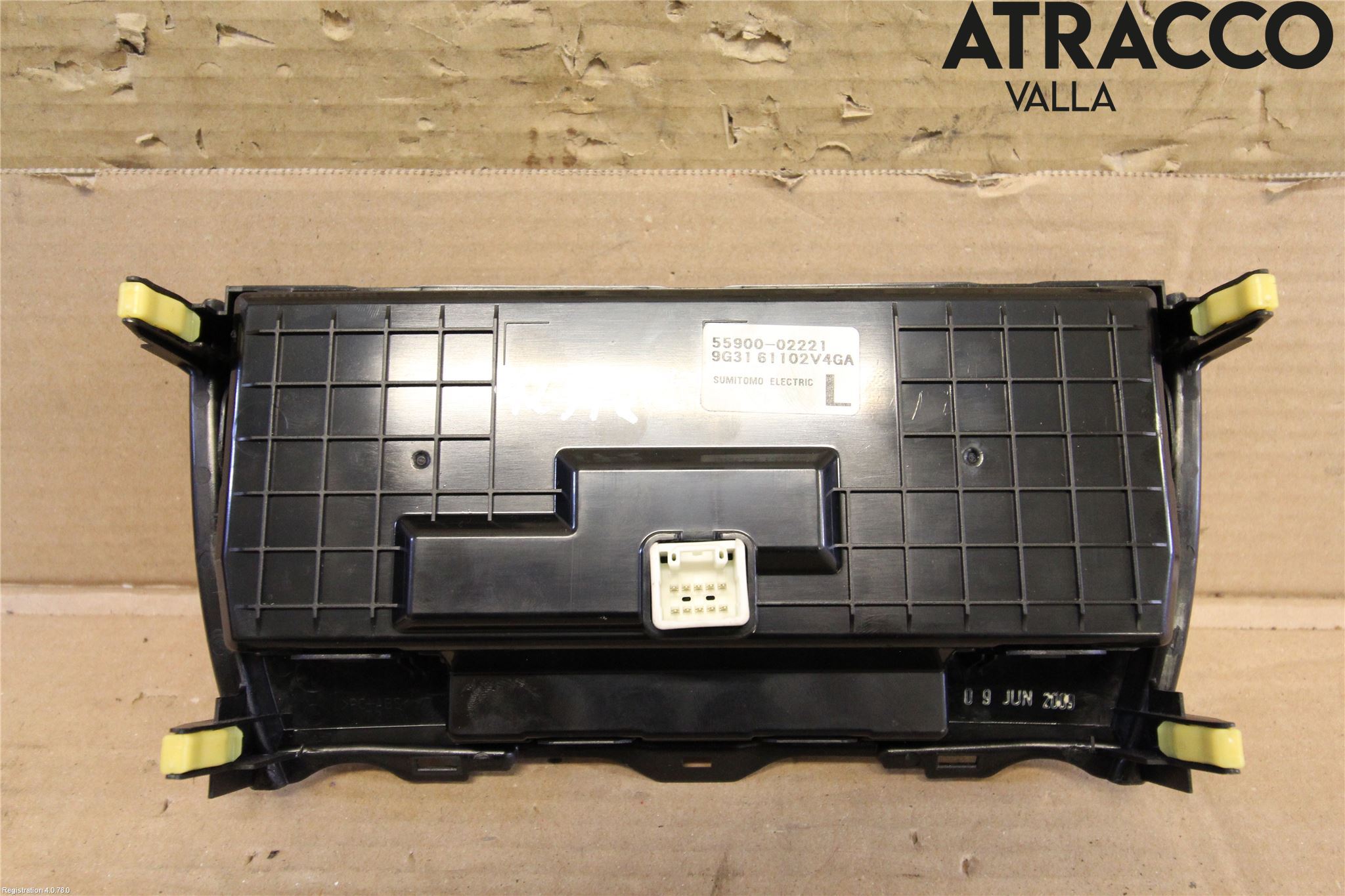 Toyota AURIS 07-09 Varme Ac Betjening-Display