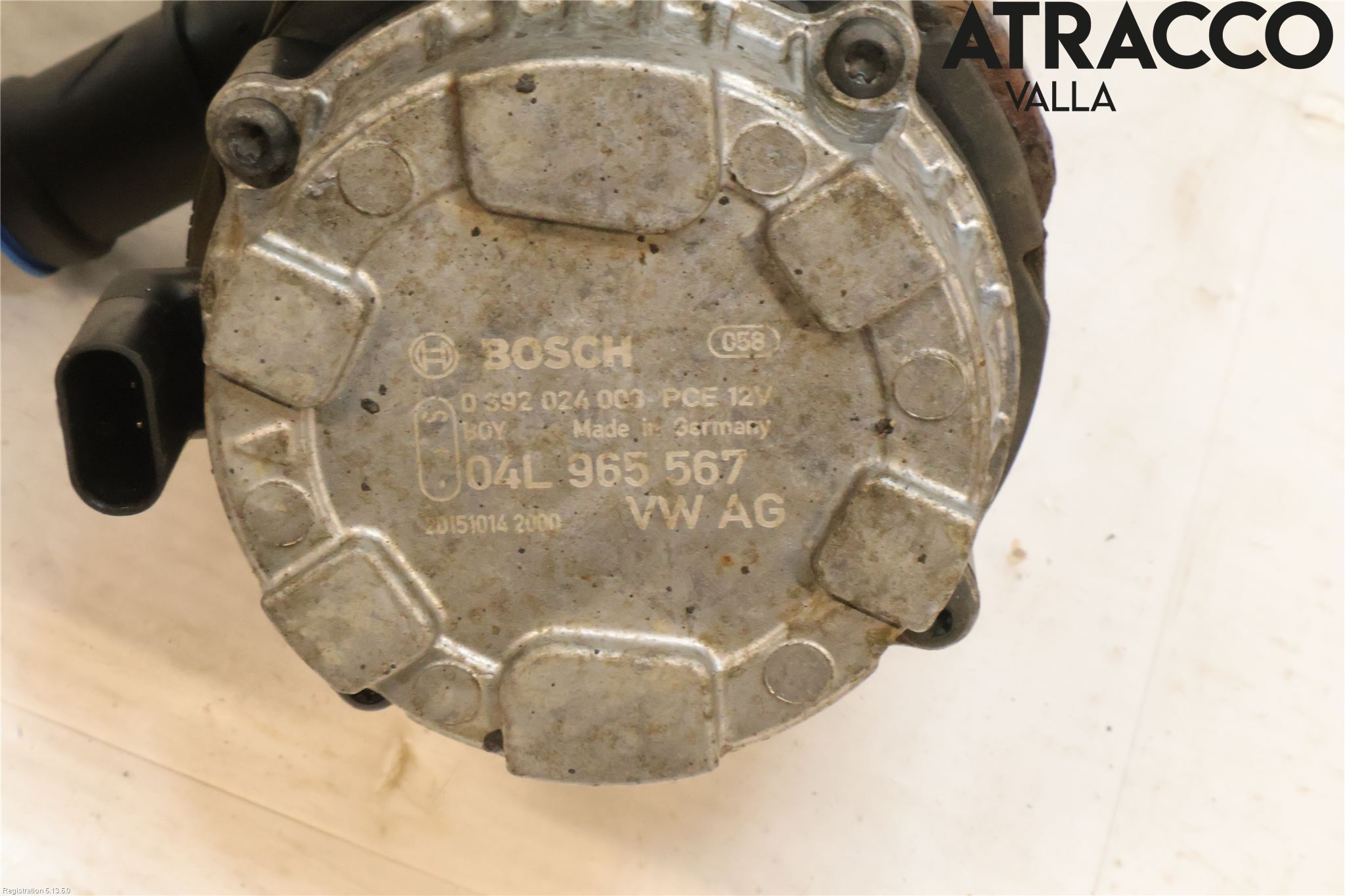 Volkswagen VW PASSAT 15-19 Varme Sirkulasjonspumpe