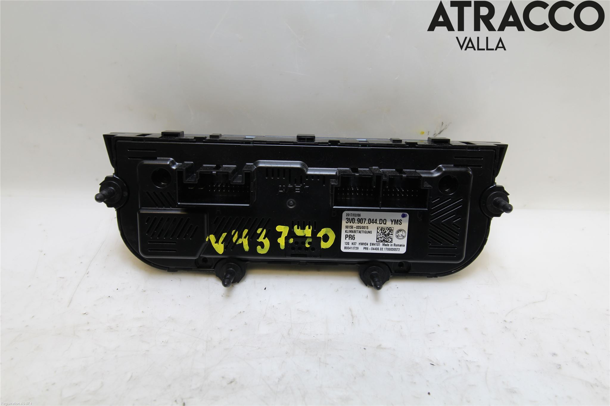 Skoda SUPERB 16-24 Varme Ac Betjening-Display