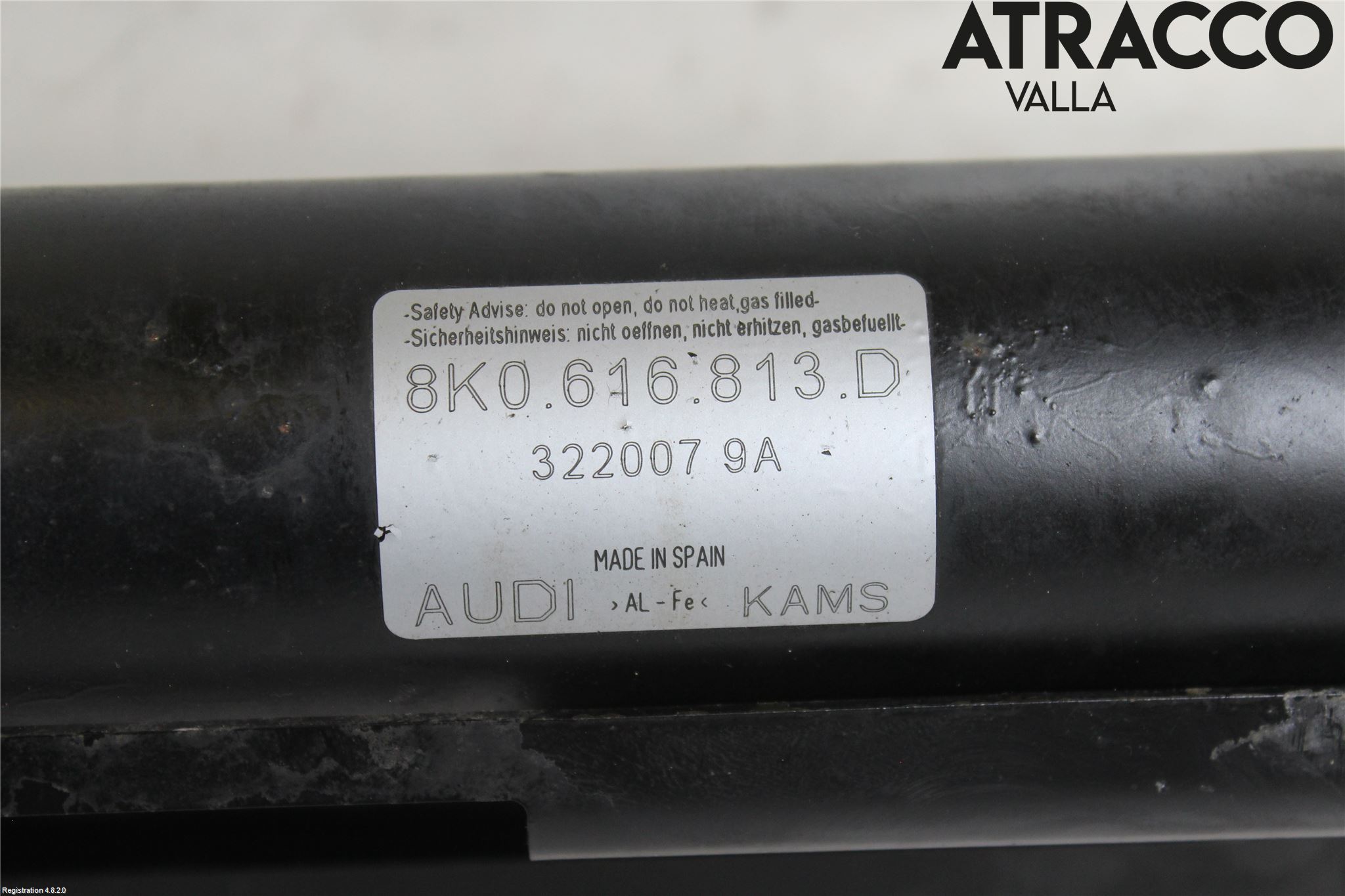 Audi A4 12-15 Fjæring Hydraulikklokke Bak