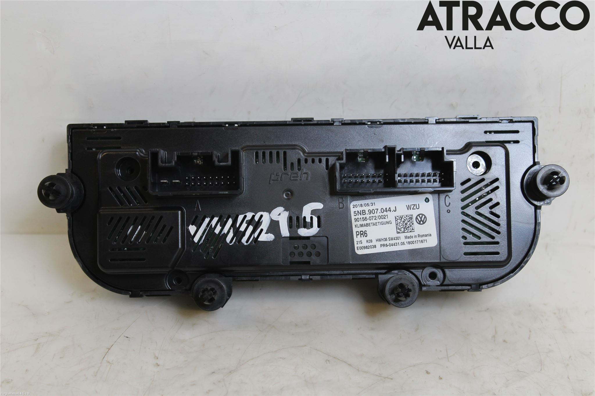 Volkswagen VW TIGUAN 16-24 Varme Ac Betjening-Display