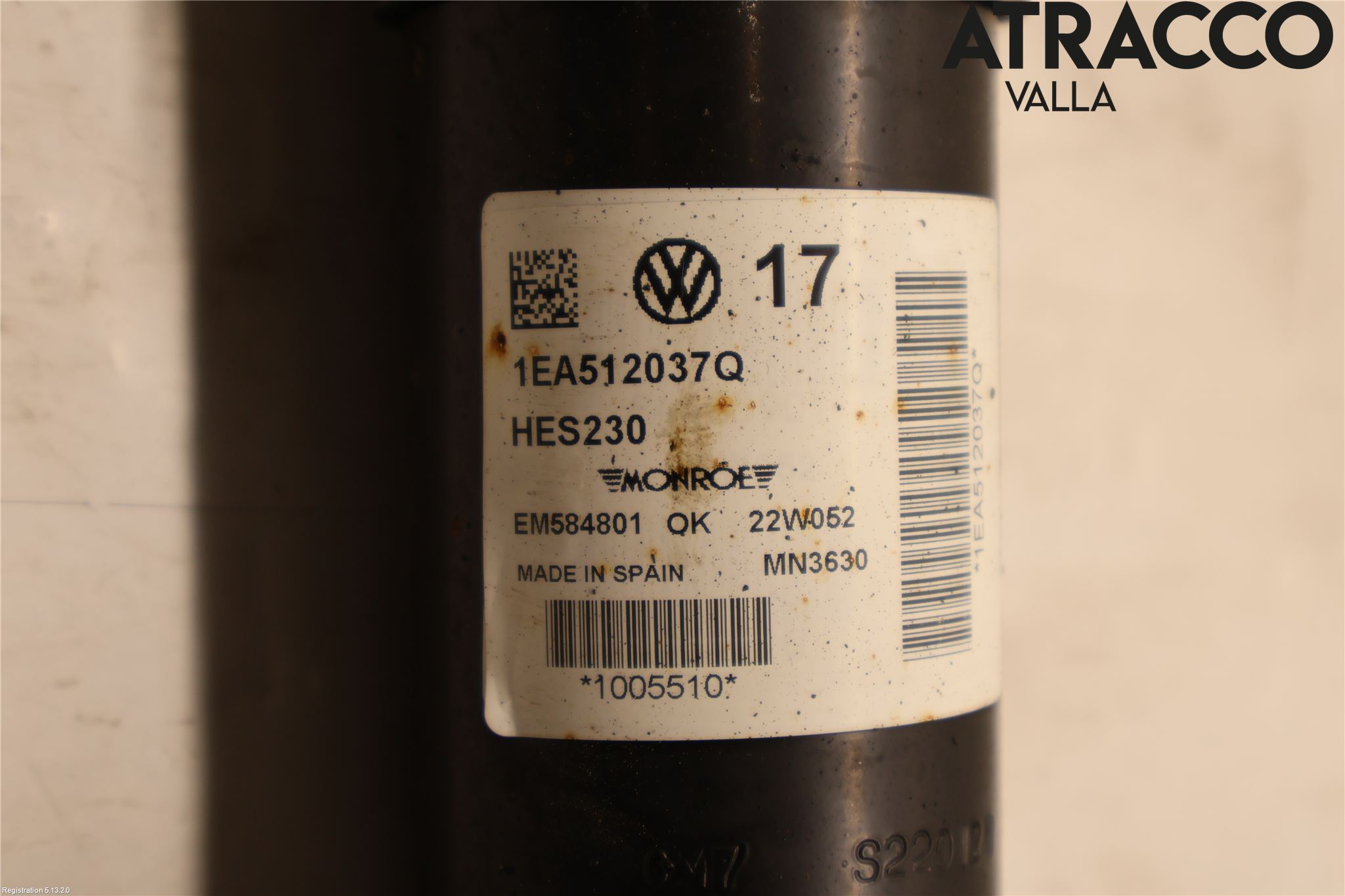 Volkswagen VW ID.4 21- Støtdemper Bak