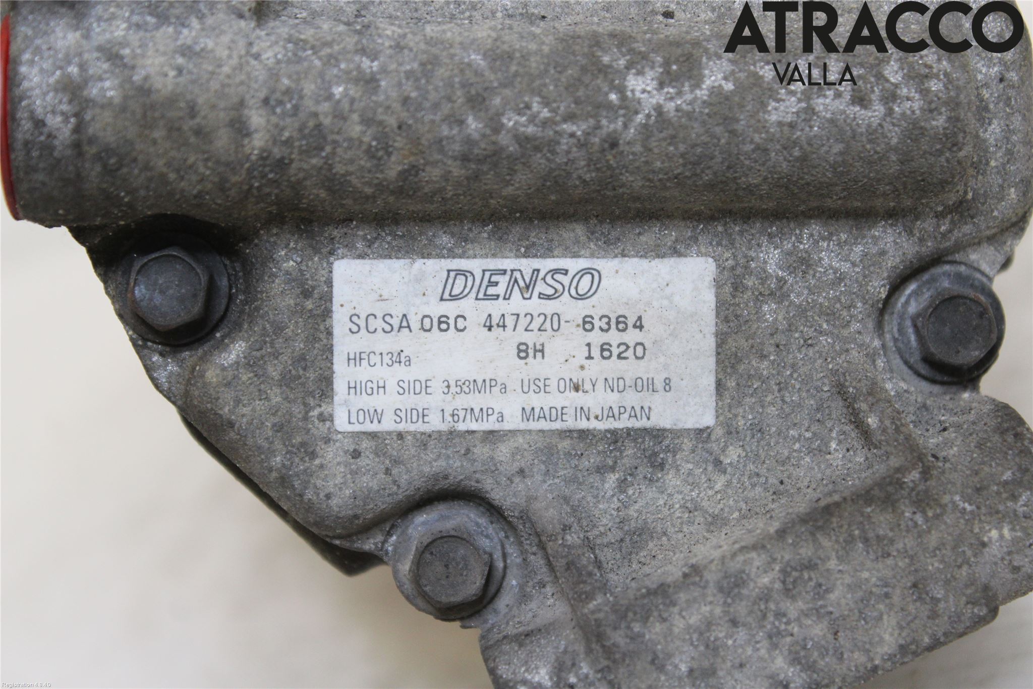 Toyota COROLLA 02-07 Varme Ac Kompressor