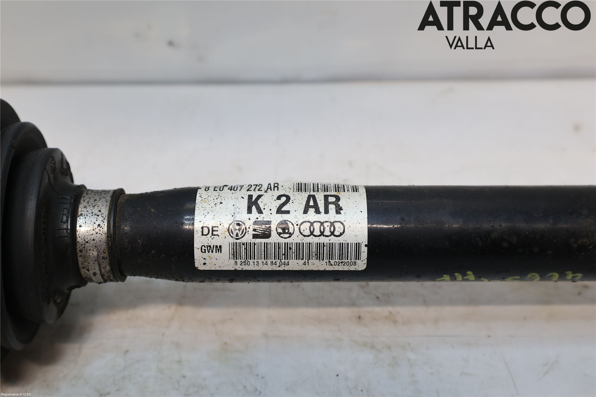 Audi A4/S4 05-07 Drivaksel Foran Kompl Høyre