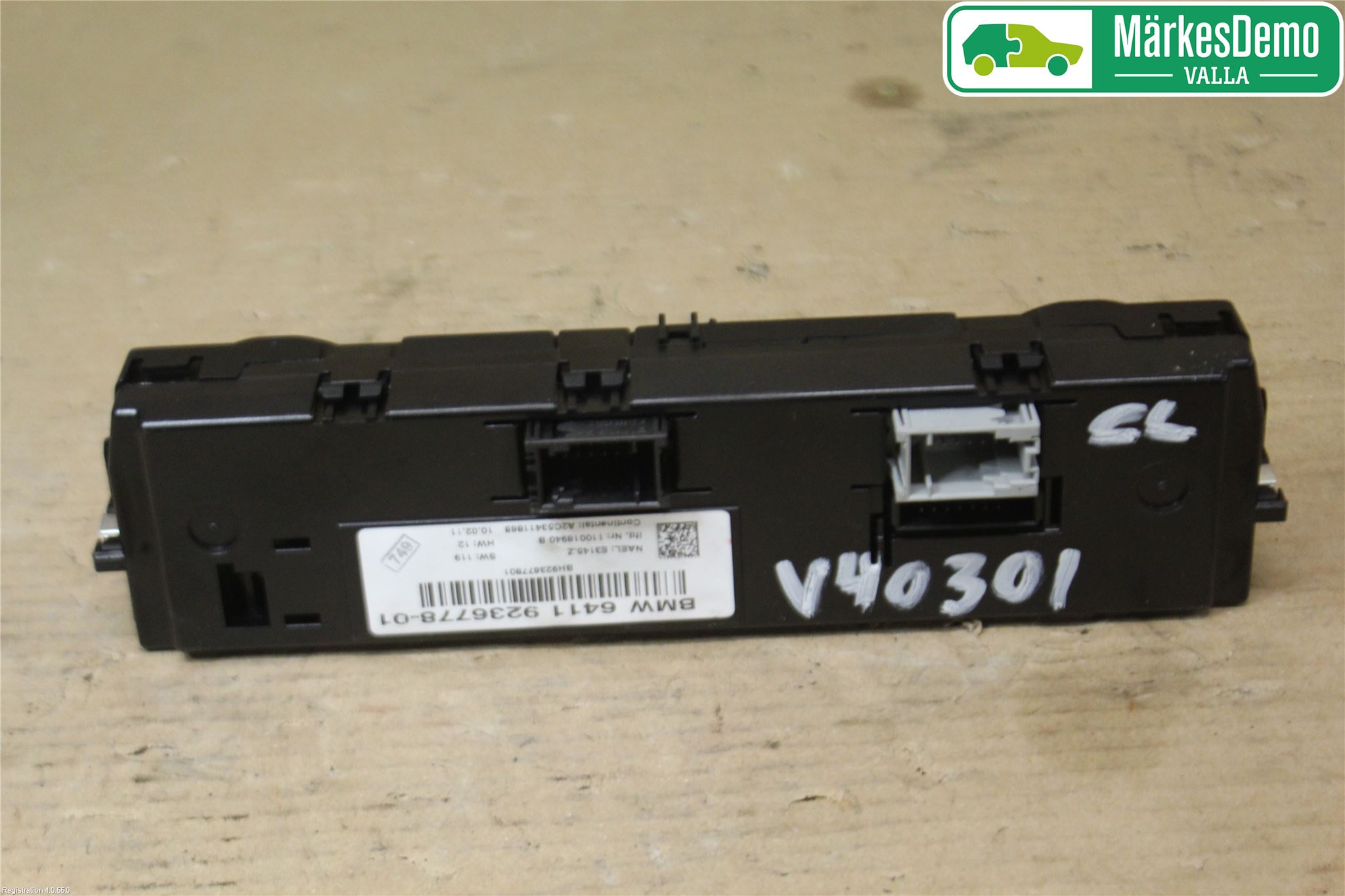 BMW X1 E84 10-15 Varme Ac Betjening-Display
