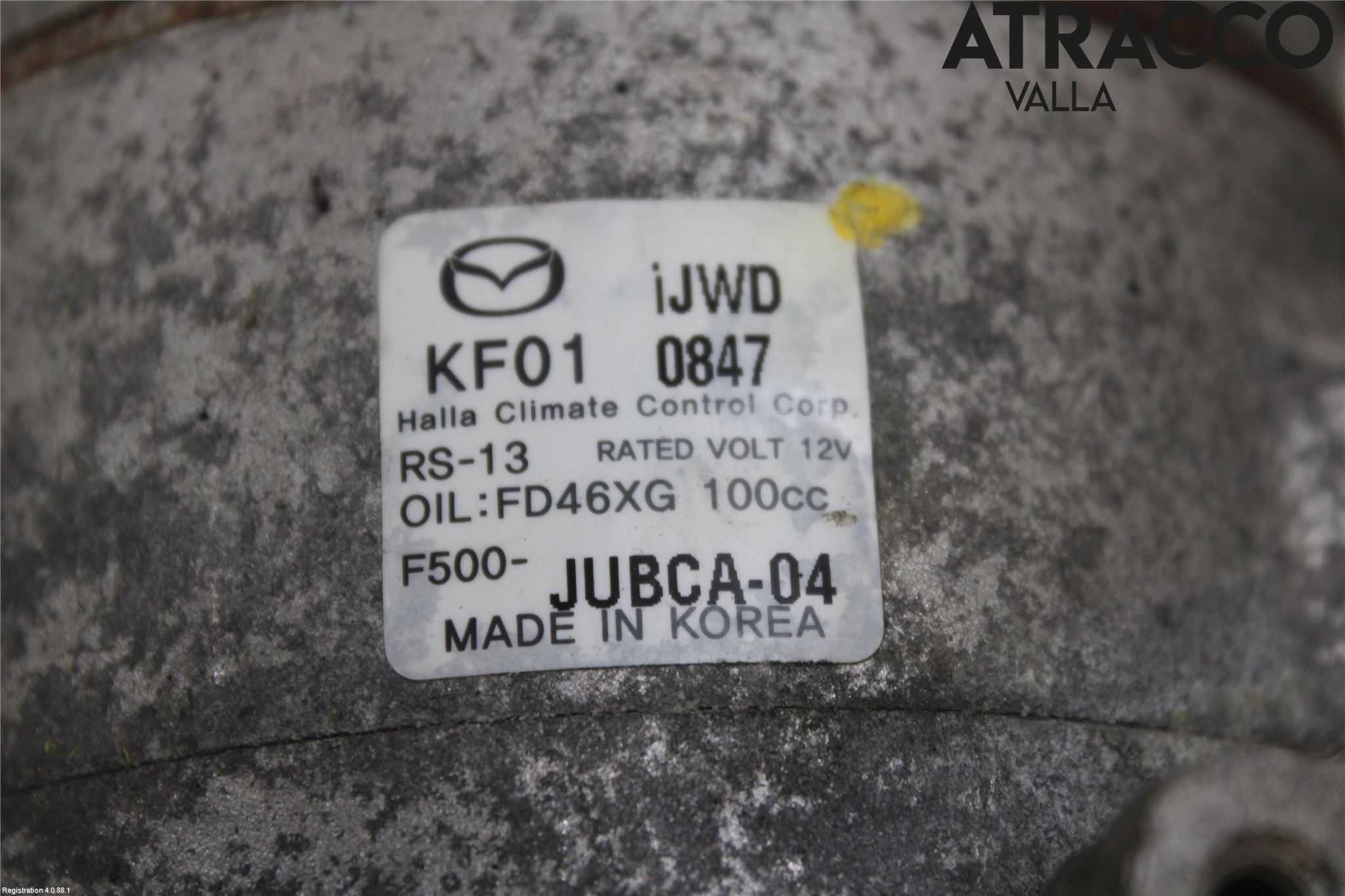Mazda CX-5 12-17 Varme Ac Kompressor