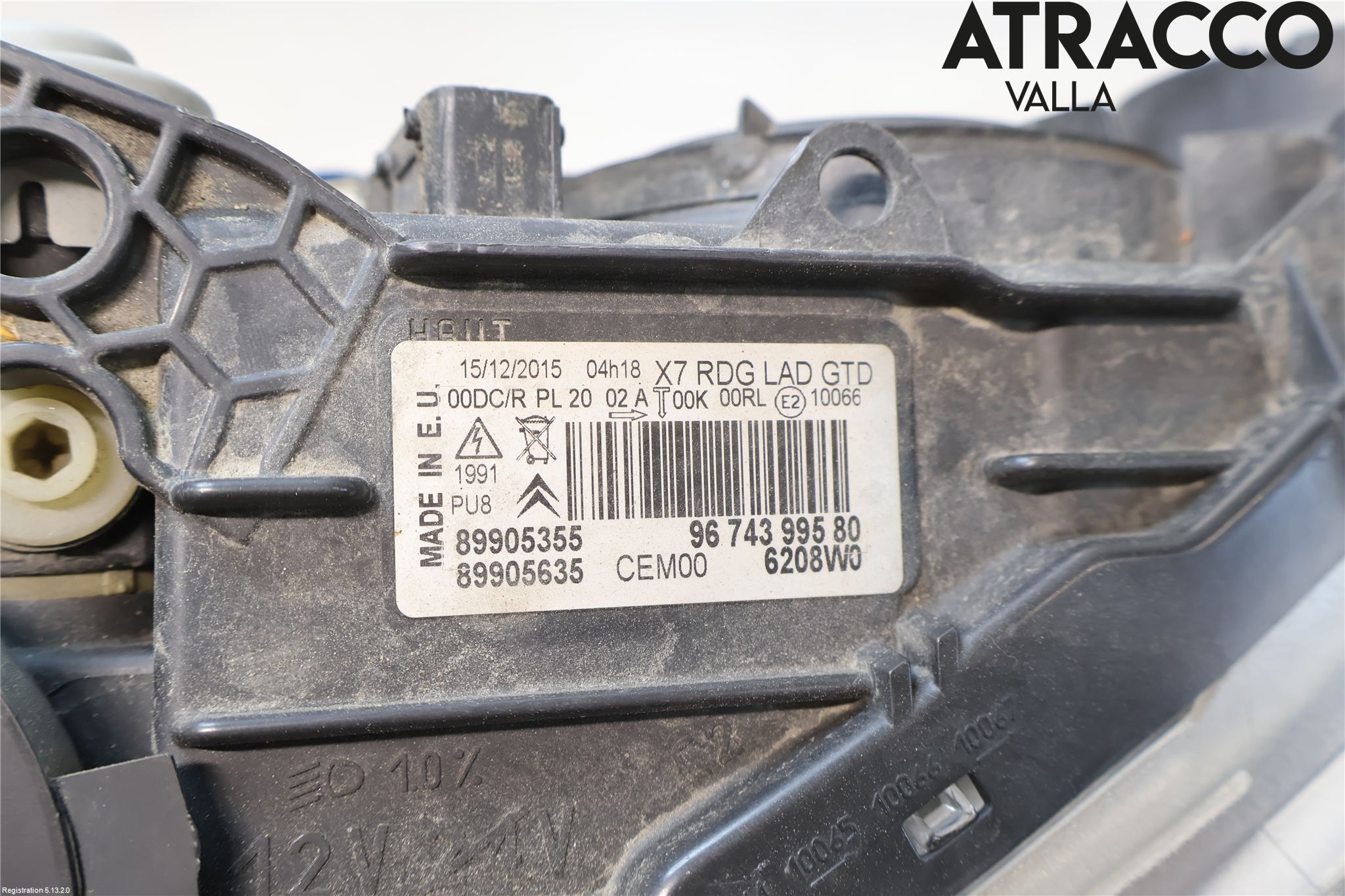 Citroen C5 08-17 Frontlykt Venstre