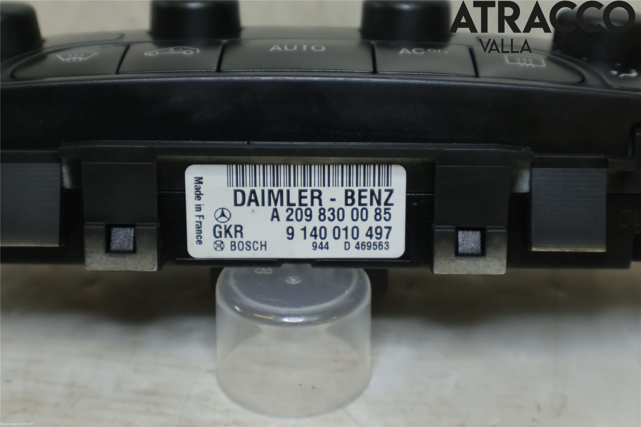 Mercedes-Benz MB CLK (C209) 02-09 Varme Ac Betjening-Display