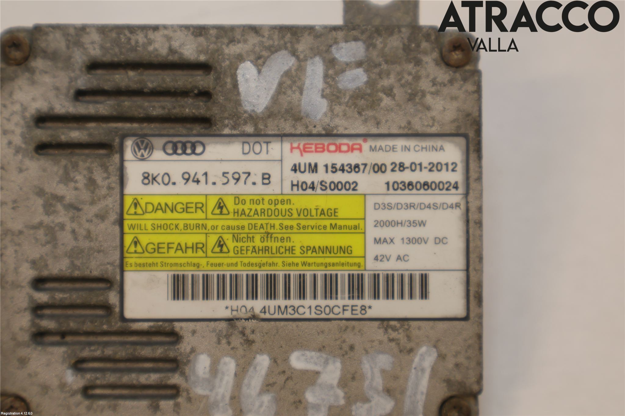 Volkswagen VW PASSAT 11-14 Styreenhet Xenon