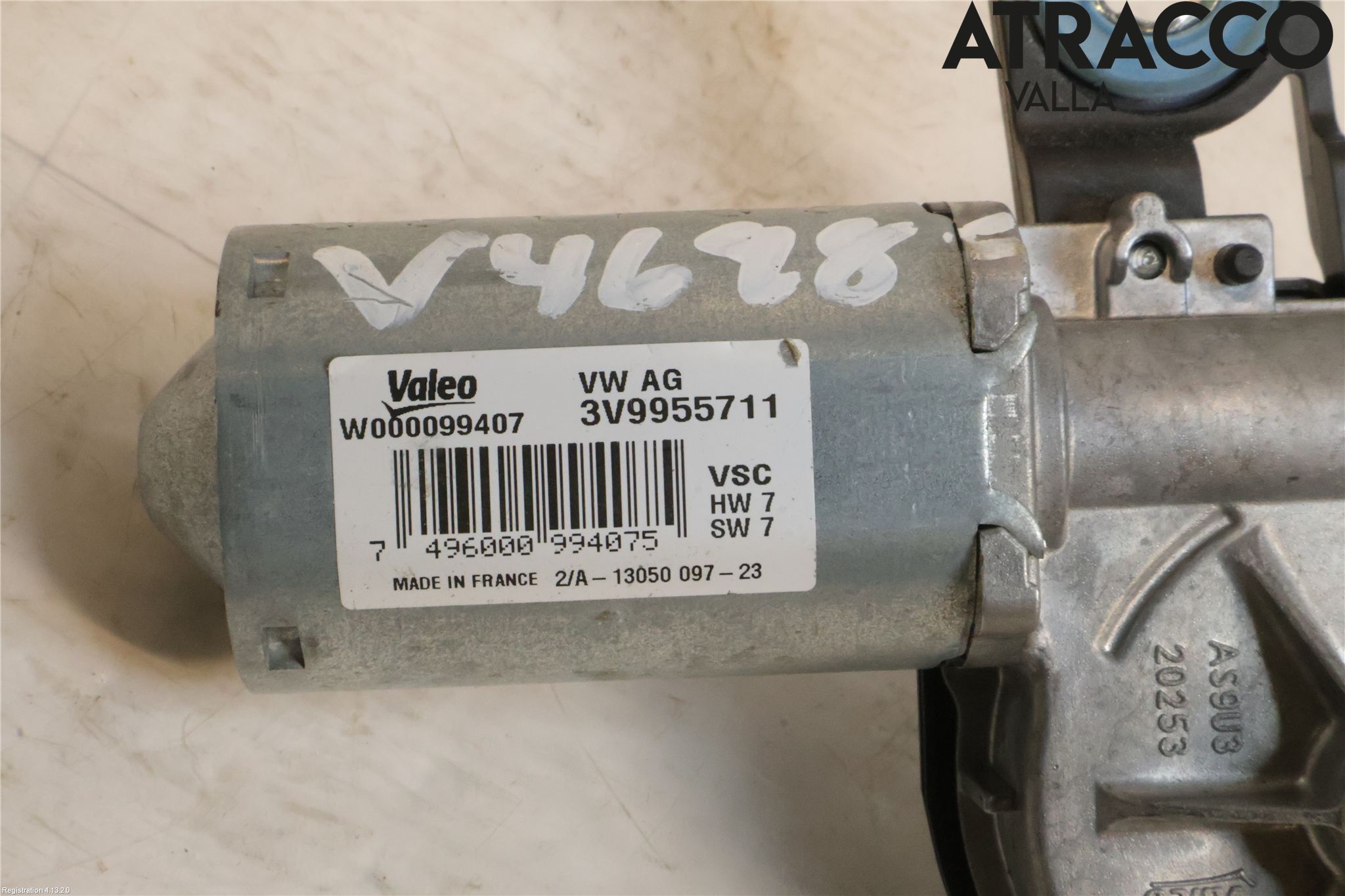 Skoda SUPERB 16-24 Viskermotor Bakluke