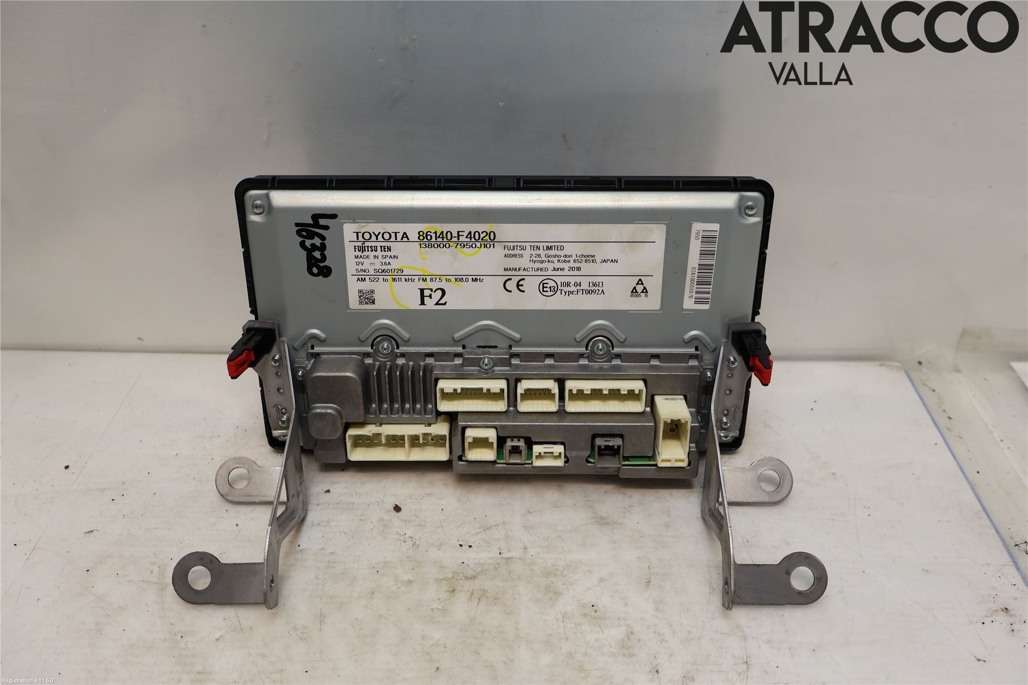 Toyota C-HR 16-23 Stereo Radio Med Cd