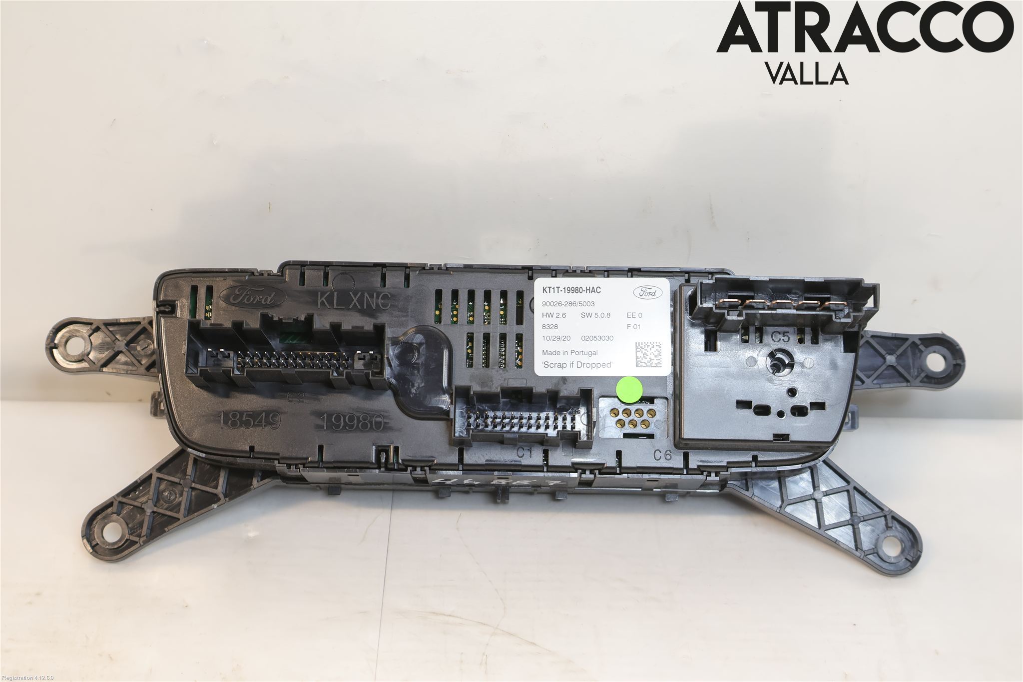 Ford TRANSIT/TOURNEO CONNECT 13-22 Varme Ac Betjening-Display