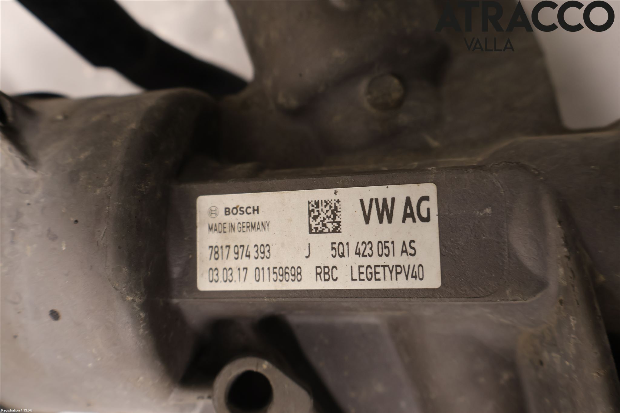 Audi A3/S3 8V 13-20 Styrväxel/Snäcka Elektrisk
