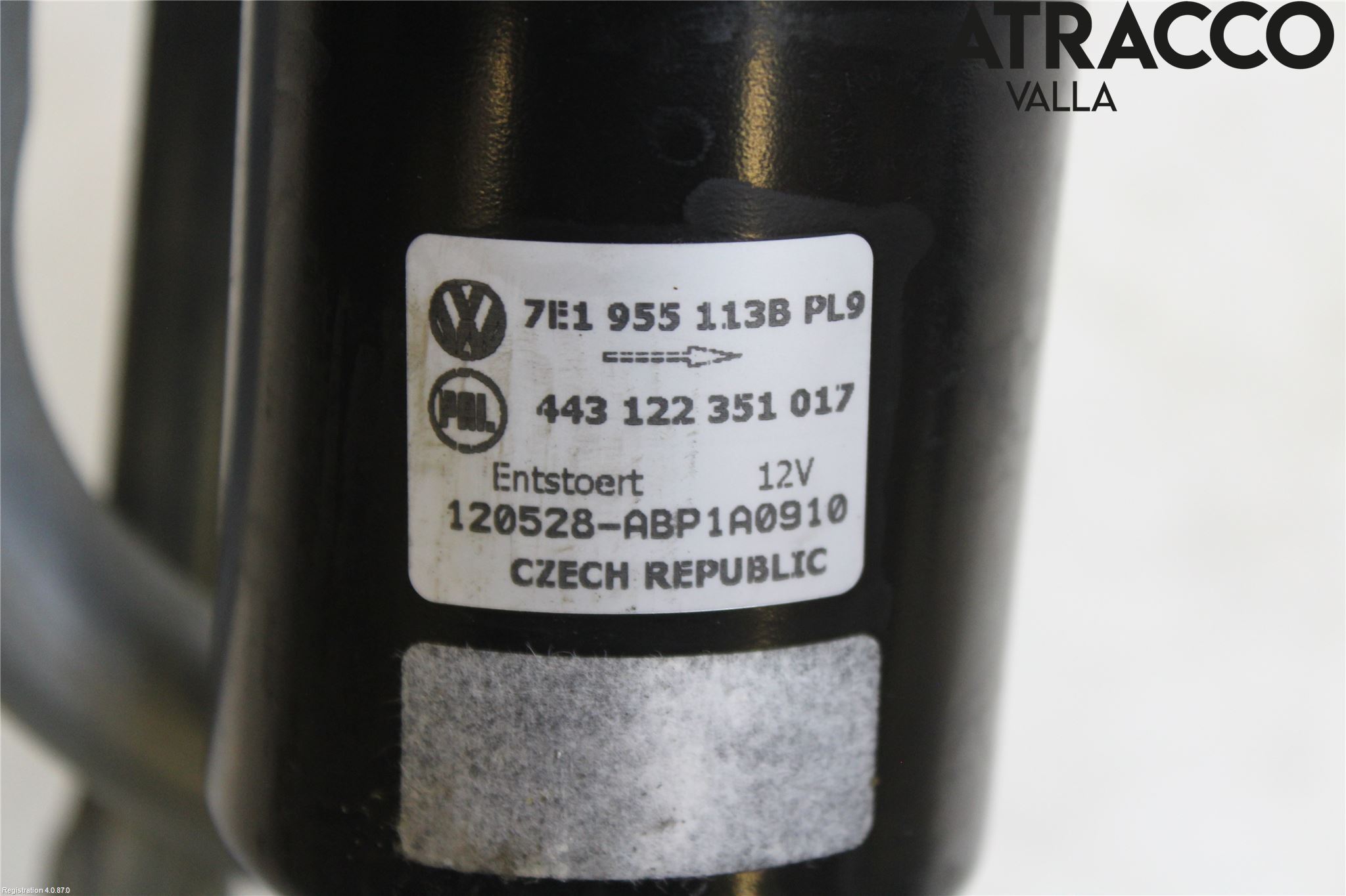 Volkswagen VW TRANSP/CARAVELLE (T5) 04-15 Viskermotor Frontrute