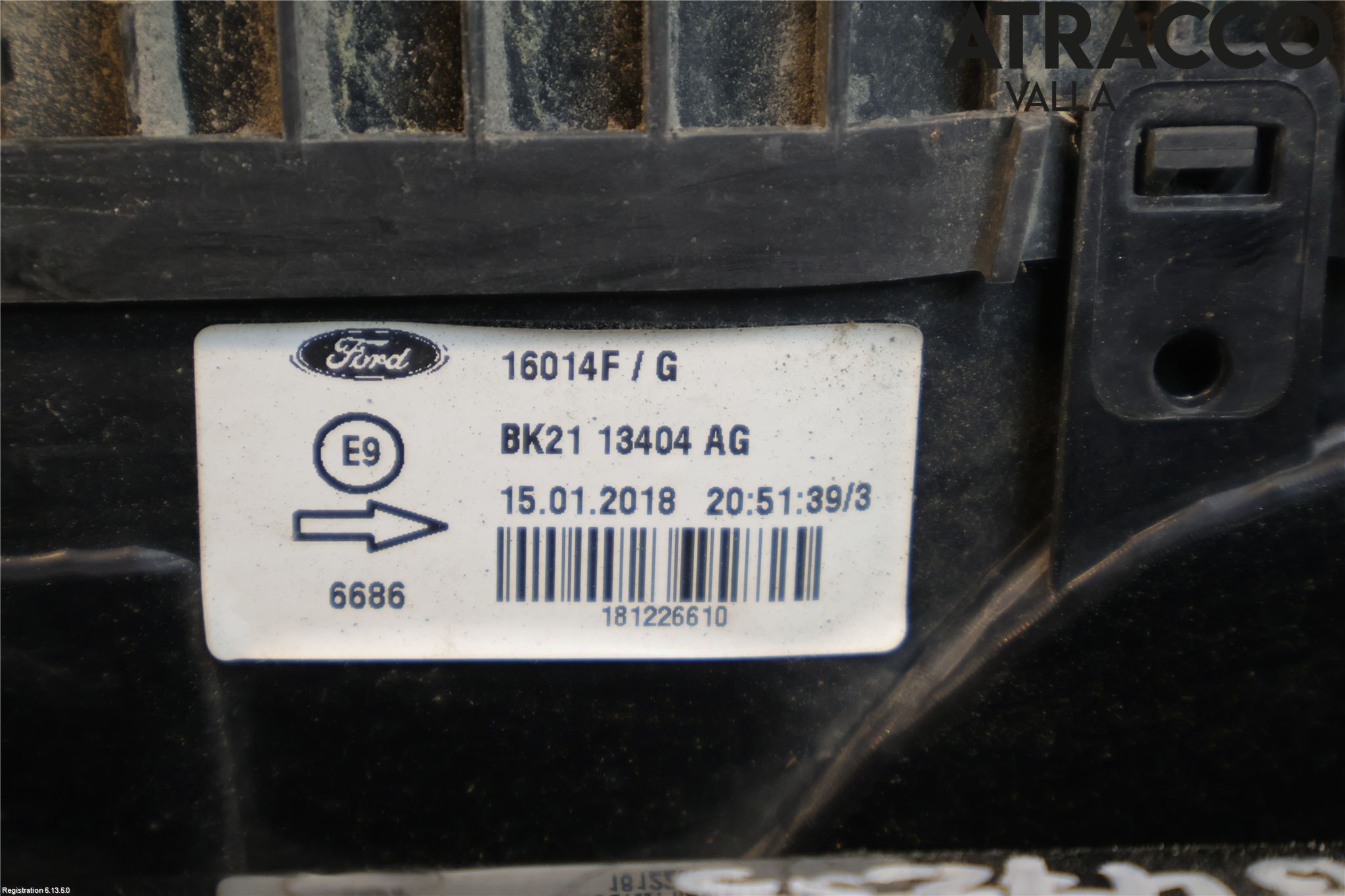 Ford TRANSIT/TOURNEO CUSTOM 13-24 Baklykt Høyre
