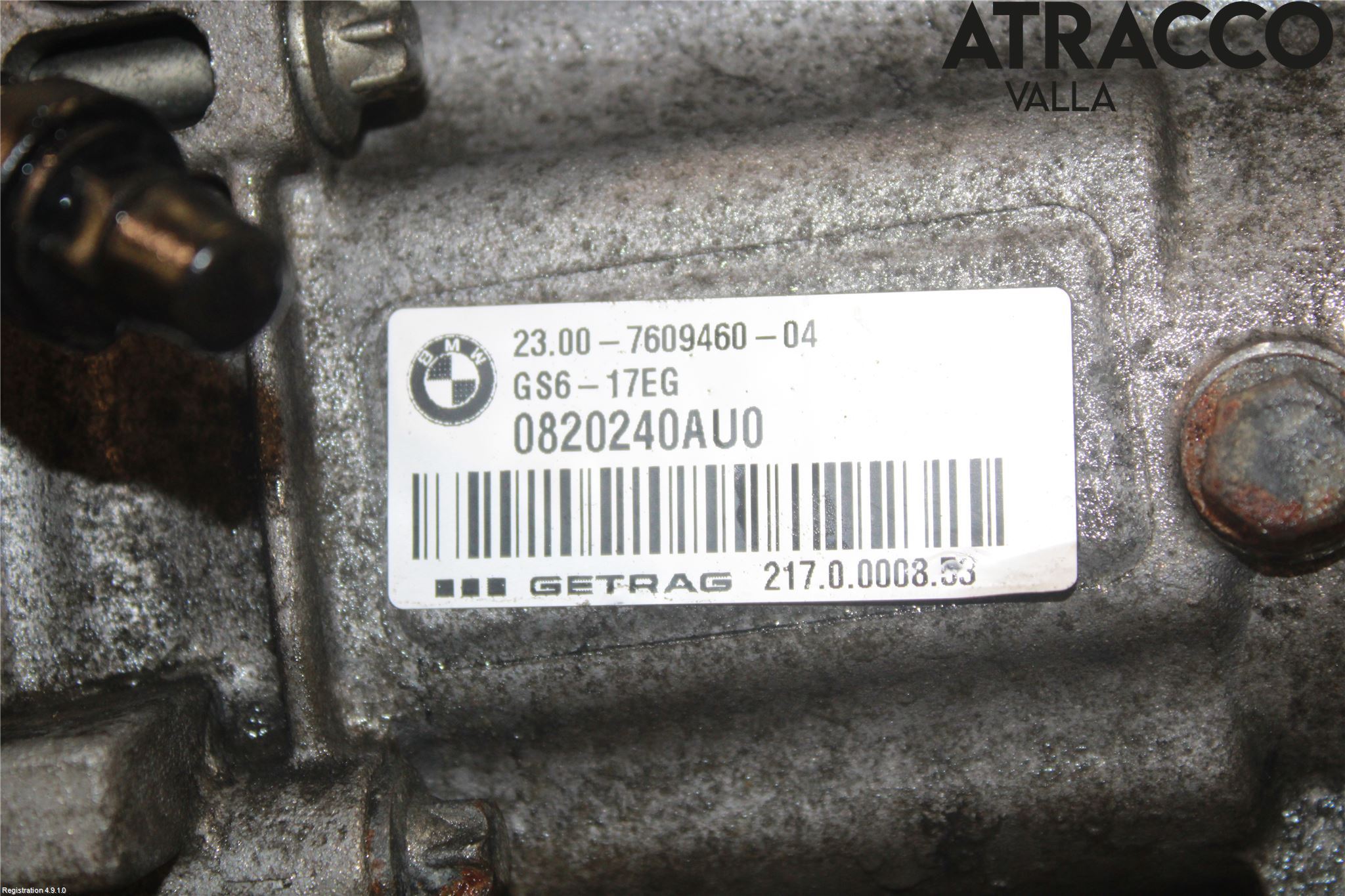 BMW 3 F30/F31/F80 12-19 Gearkasse 6 Trinn