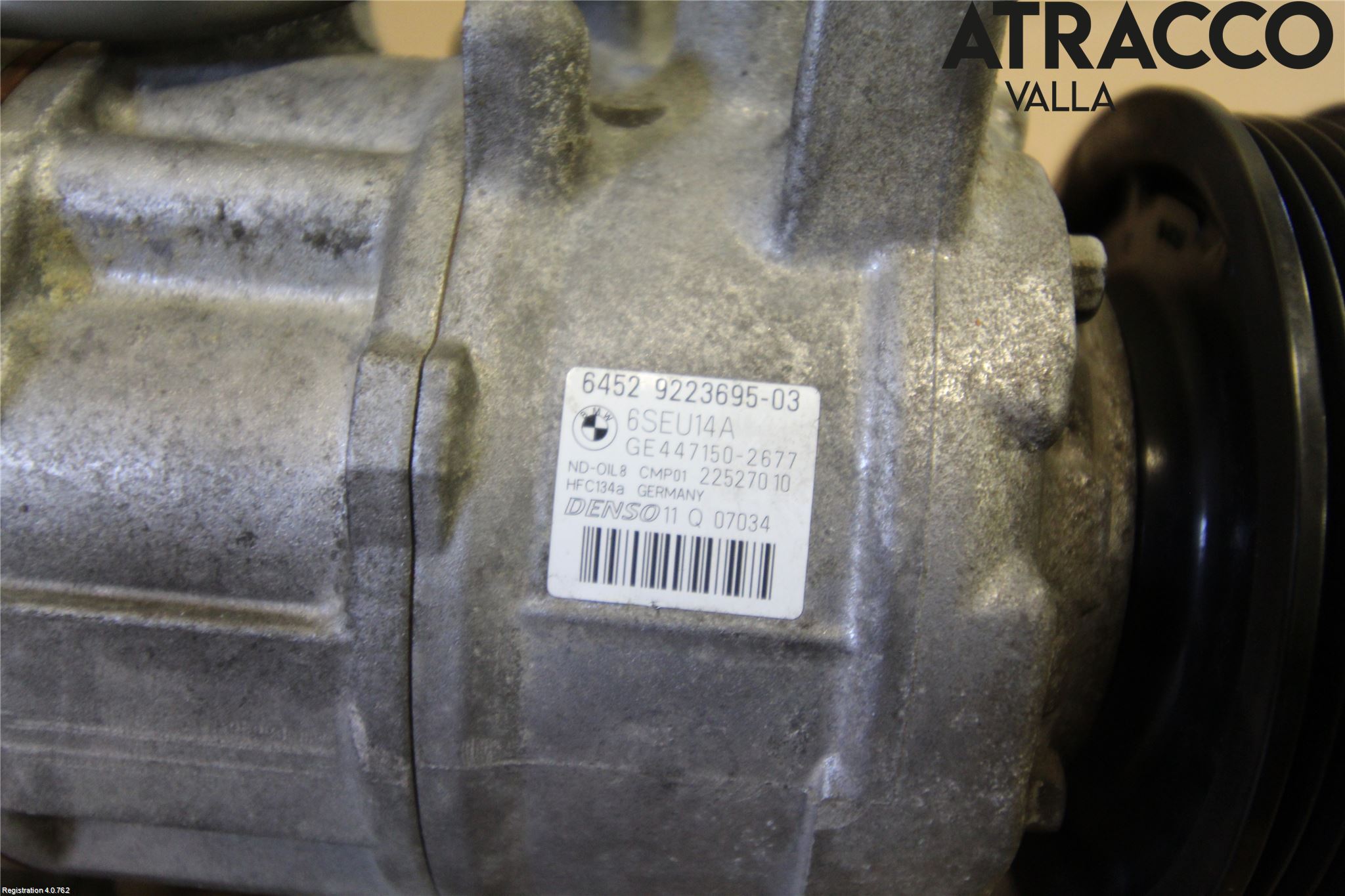 BMW 3 GT F34 13-19 Varme Ac Kompressor