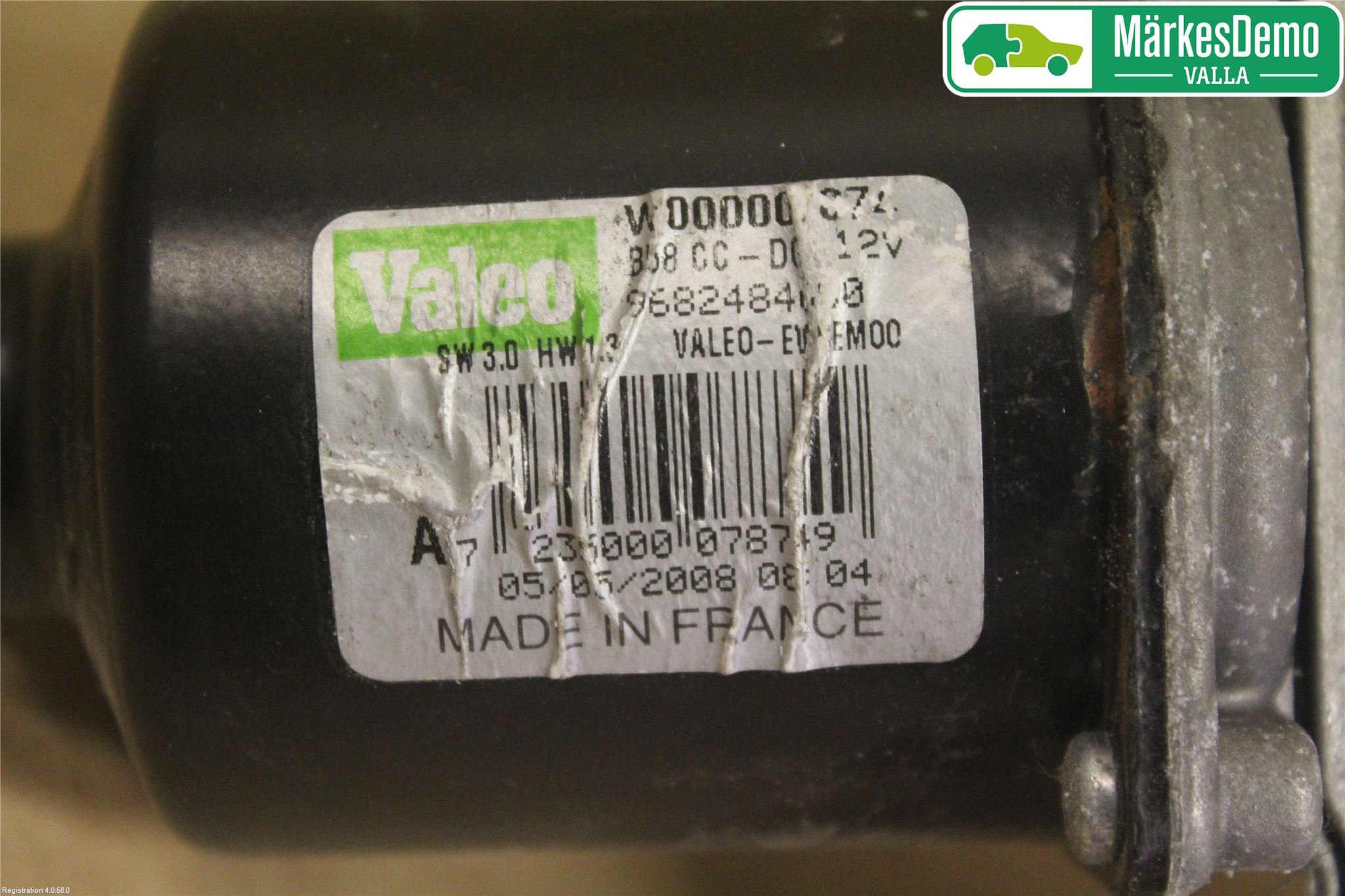 Citroen C4 PICASSO 06-13 Viskermotor Frontrute